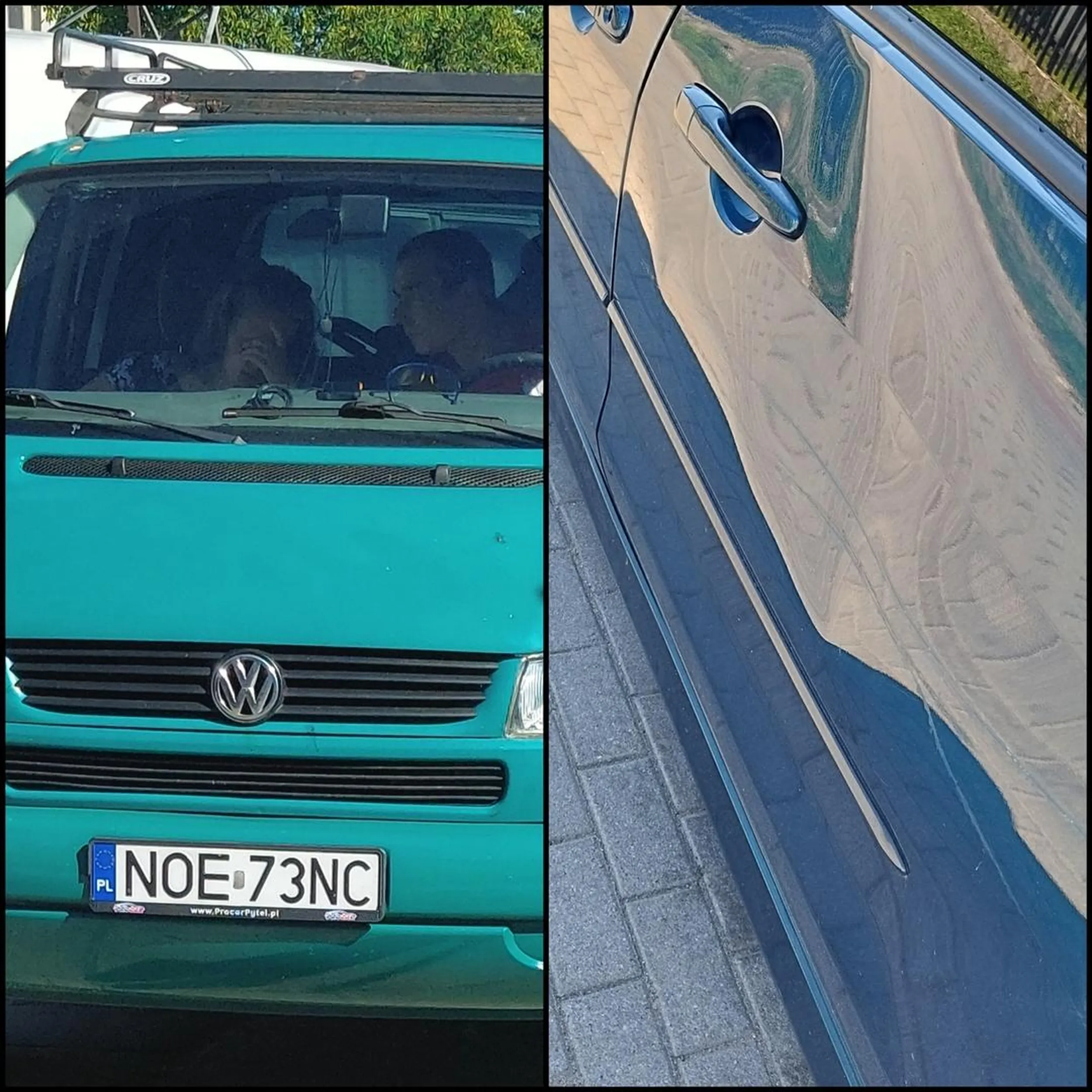 Uważajcie na tego pana. Zaatakował moją żonę wyskakując z Volkswagena i grożąc jej a potem próbując przejechać gdy ta zaczęła dzwonić na policję. Aż jego dzieci w samochodzie prosiły o policję bo bały się ojca (reakcja kobiety dużo mówi) na szczęście skończyło się tylko i aż na okopaniu żony auta. A wszystko dlatego ze rzekomo nie mógł wyjechać przez jej samochód który stał tak że ciężarówka z naczepą by wyjechała. Sprawa na policji