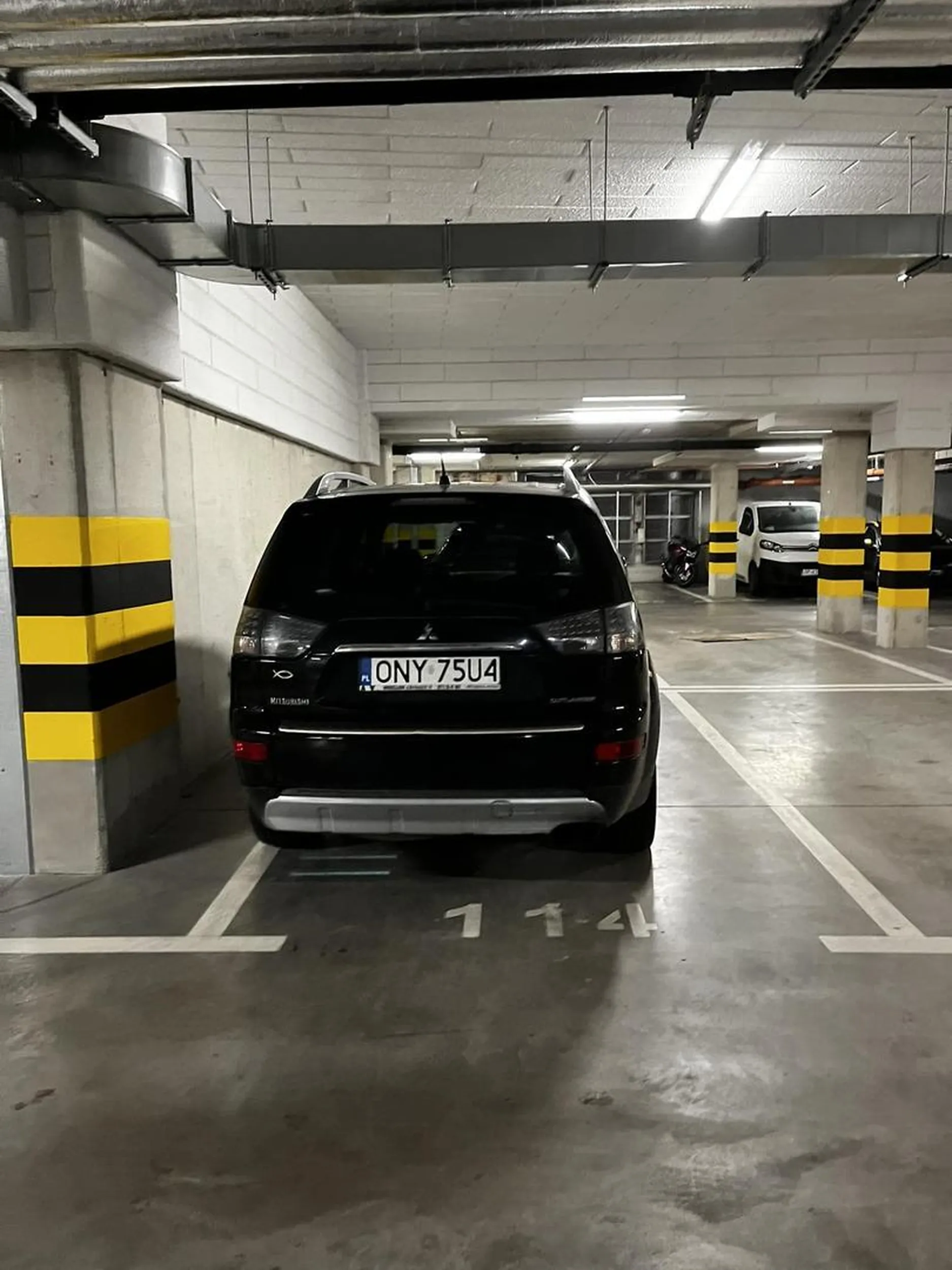 Zastawił prywatne miejsce parkingowe.