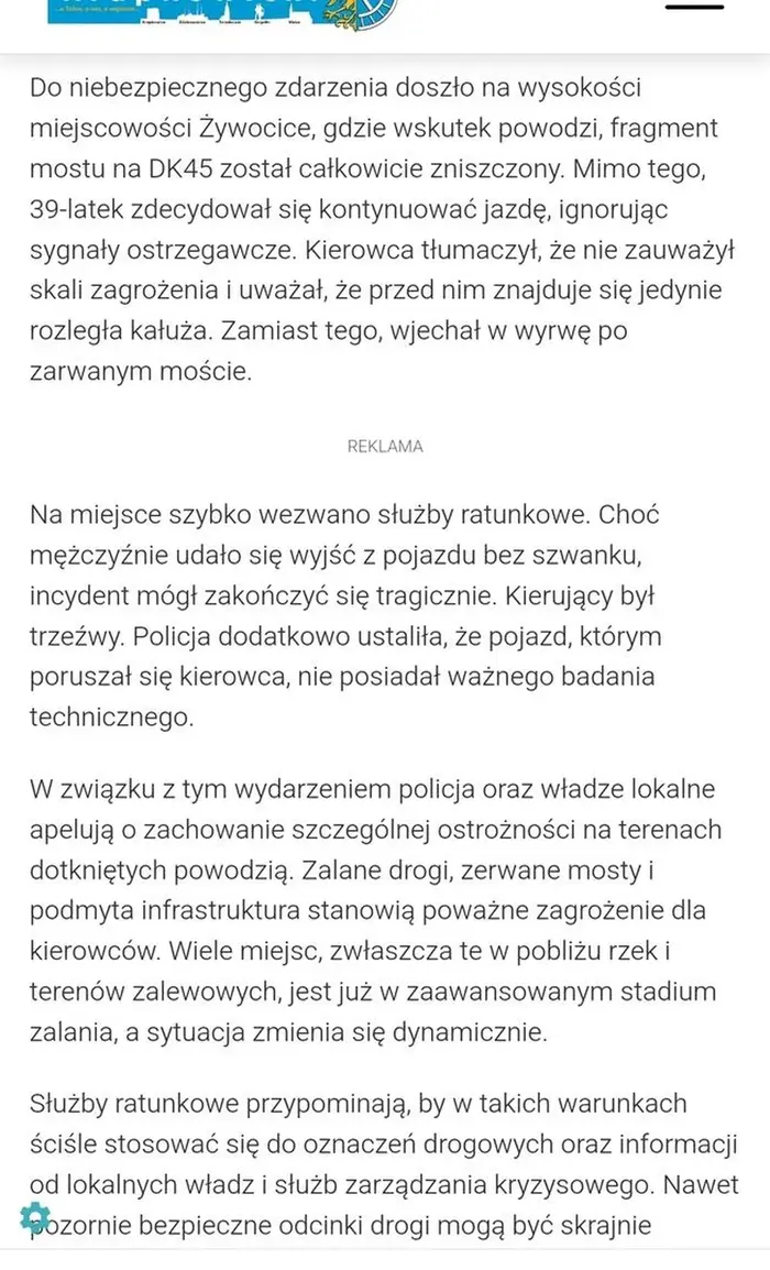 Jeszcze bez przeglądu auto. Co za typ