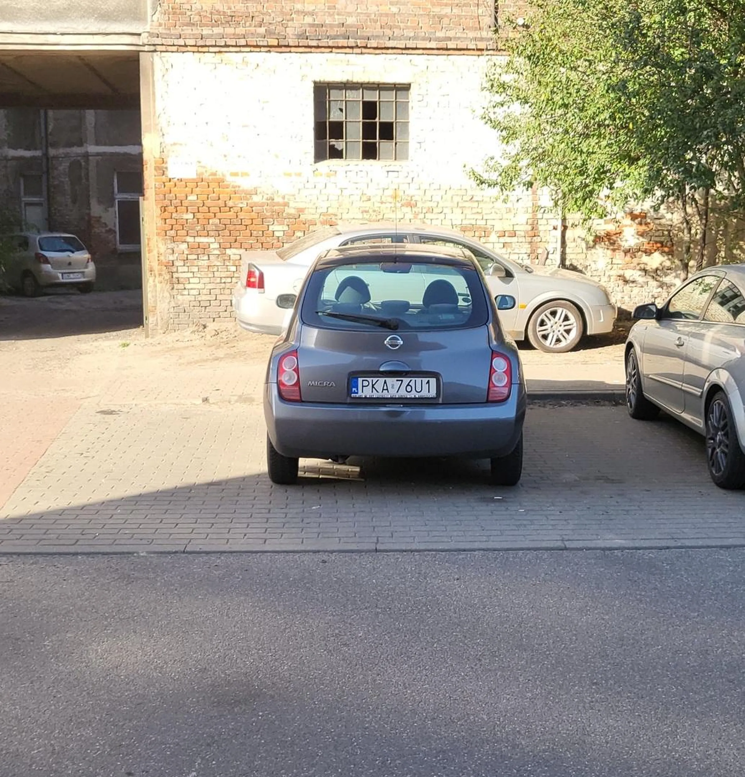 Podziwiam umiejętność zajęcia dwóch miejsc micrą