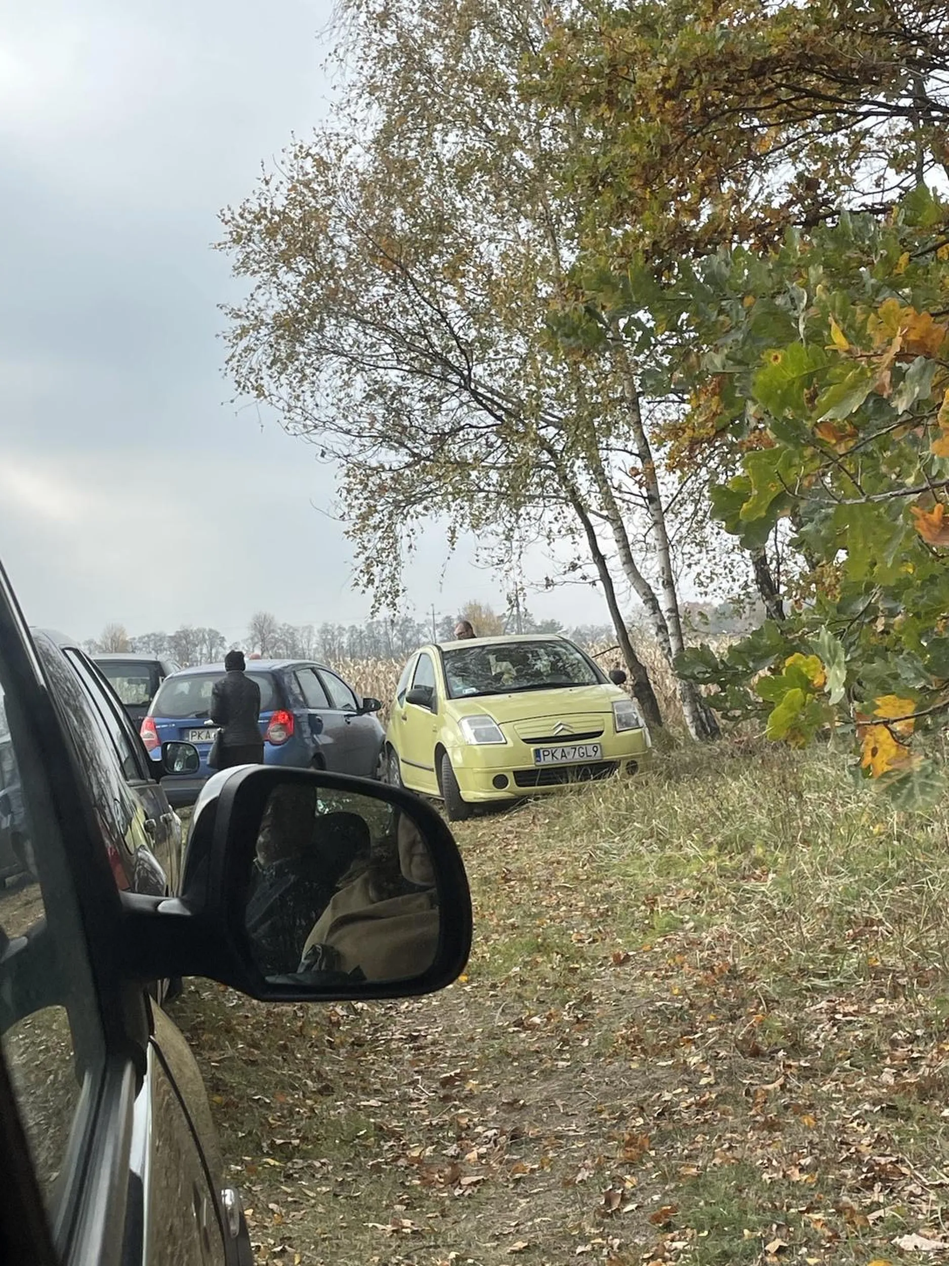 Kierowca zablokował wyjazd