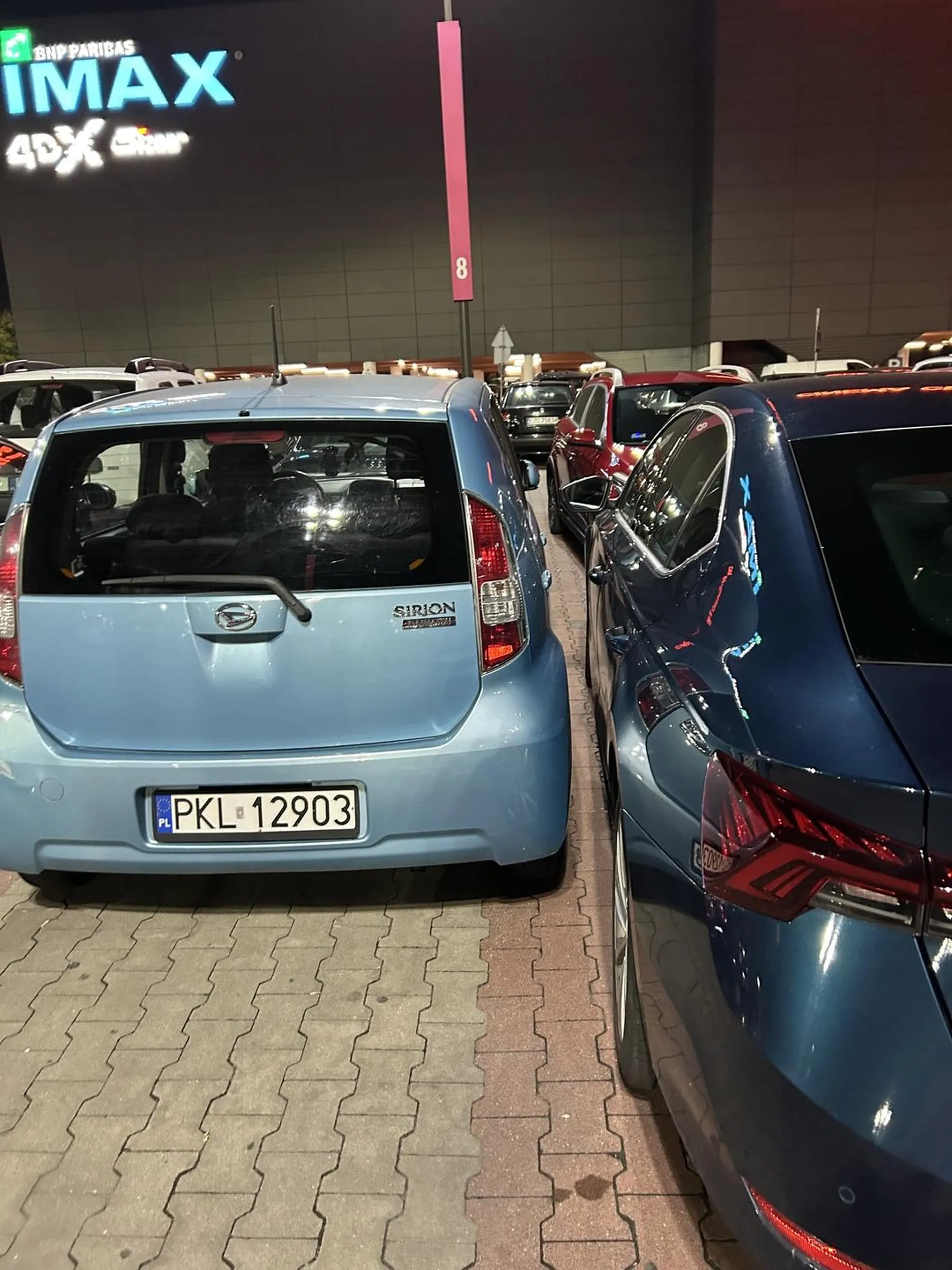 Mistrz parkowania, polecam następnym razem użyć trochę mózgu.