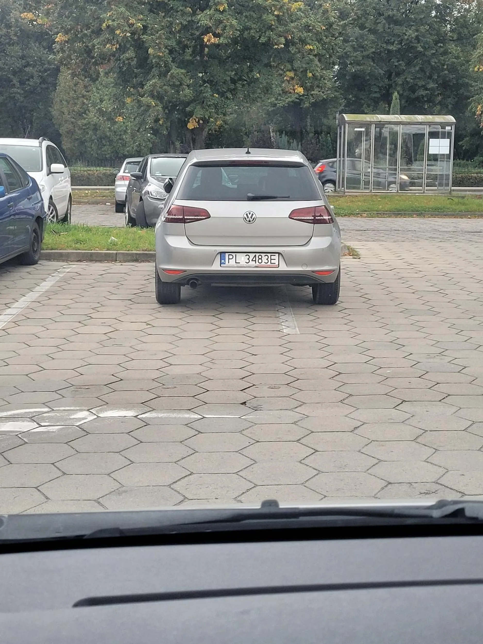 Król parkowania. Mandacik i ponowne szkolenie z parkowania dla kierowcy.