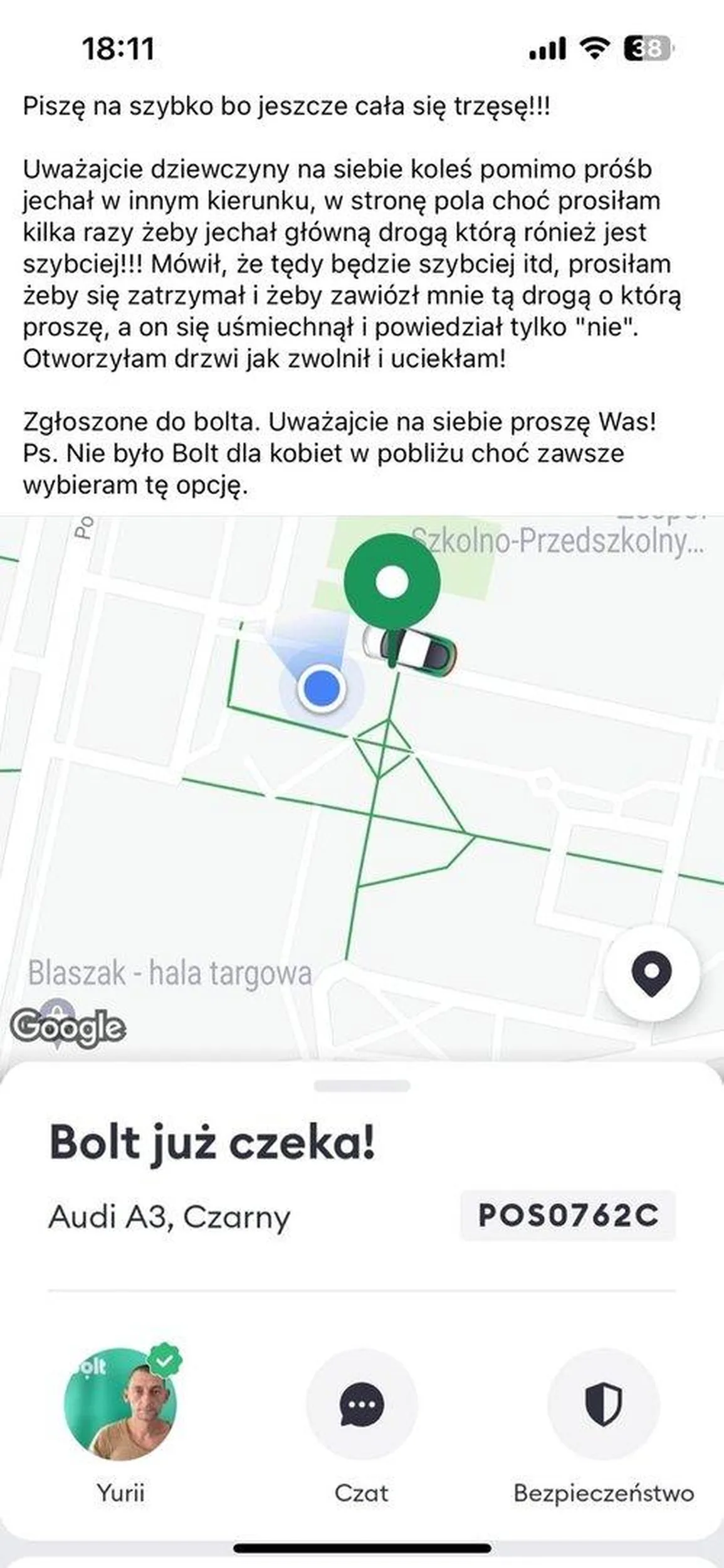 Taksiarz, obcokrajowiec, dziwny typ