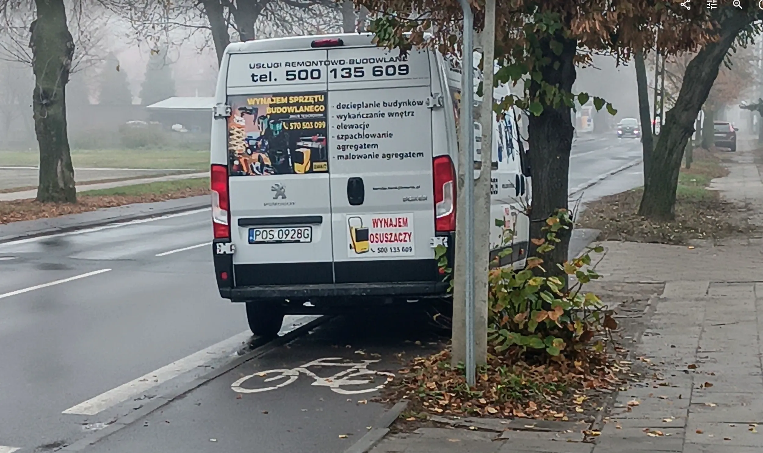 Naucz się parkować jak cywilizowany człowiek bo następnym razem będzie szpachlowanie agregatem