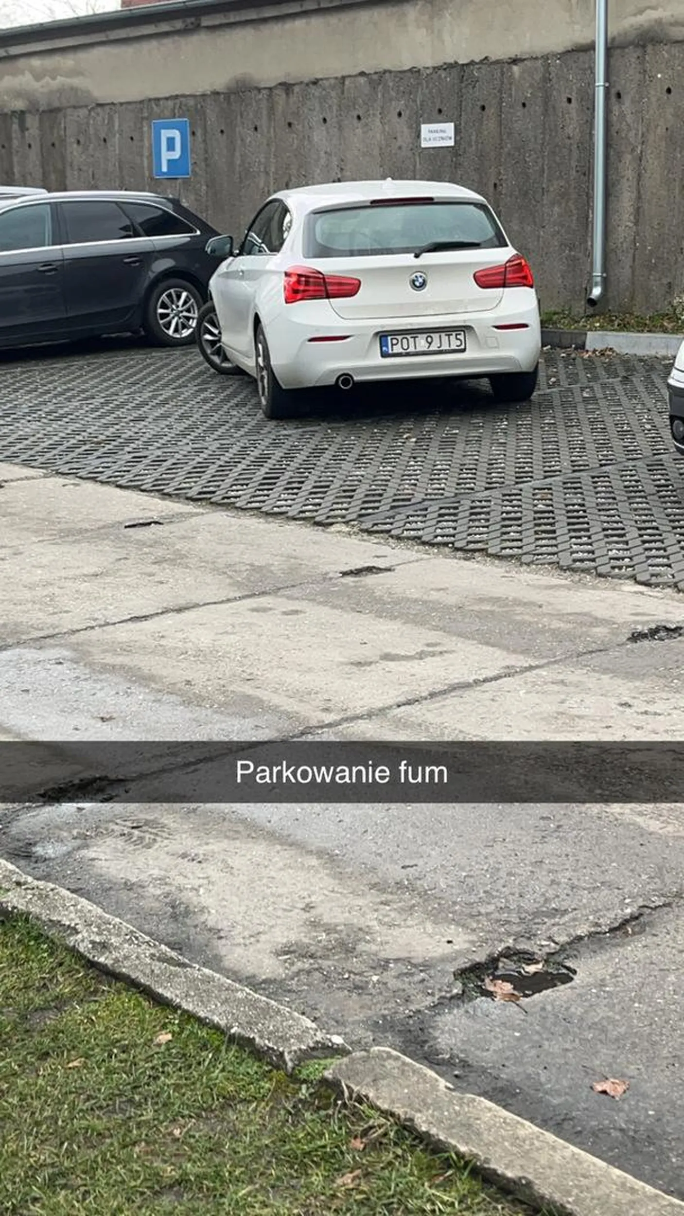 Brak umiejętności parkowania