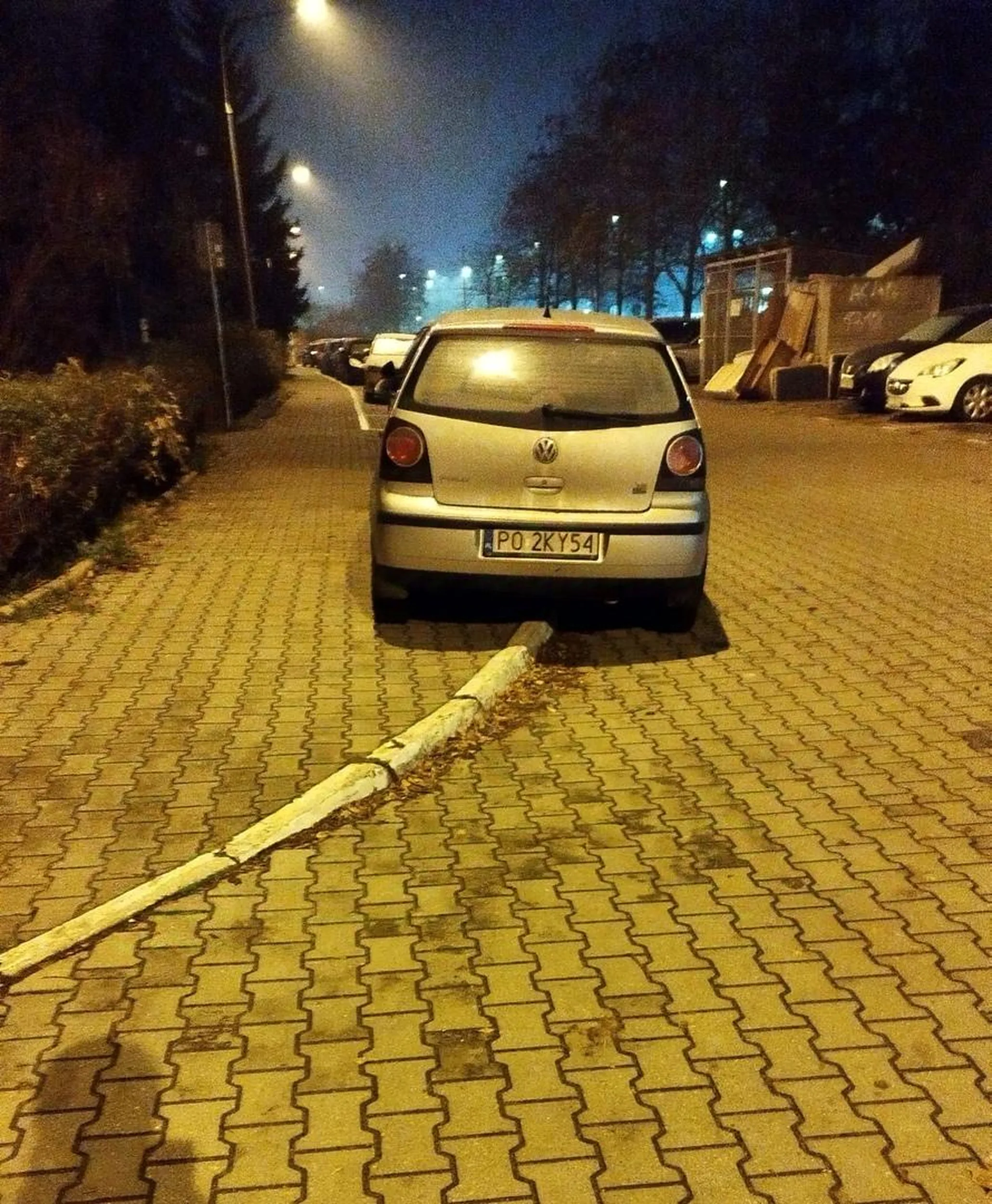 Parkowanie poza wyznaczonym miejscem