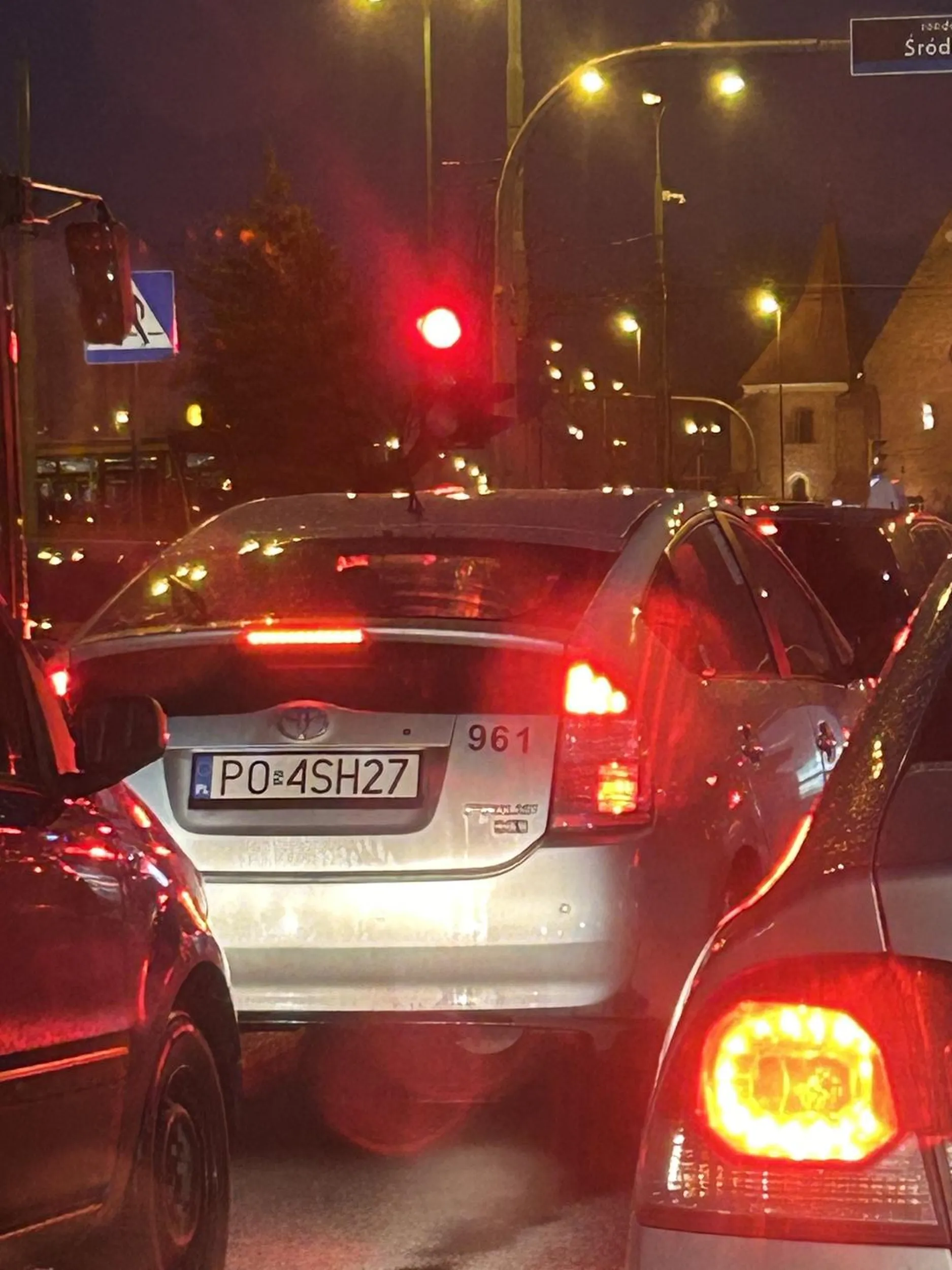 Przejechał na czerwonym świetle