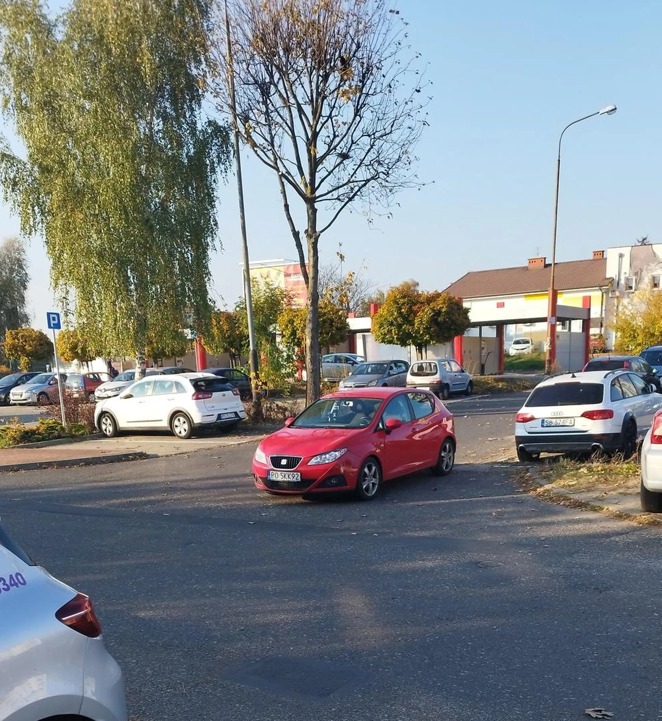 Czy ty masz cos w glowie? Parkujesz jak zjeb.