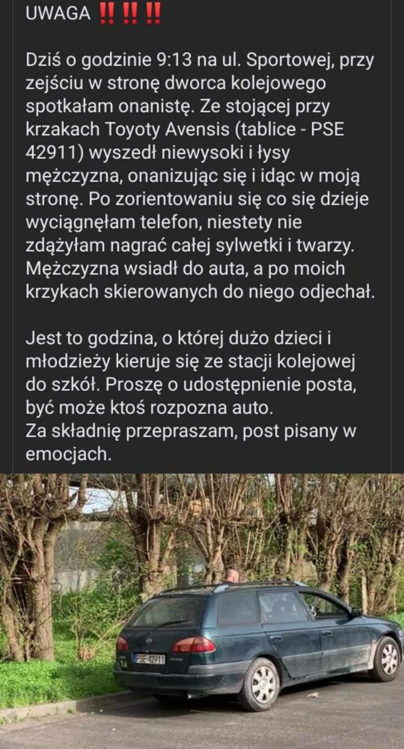 Uwaga onanizuje się w środzie