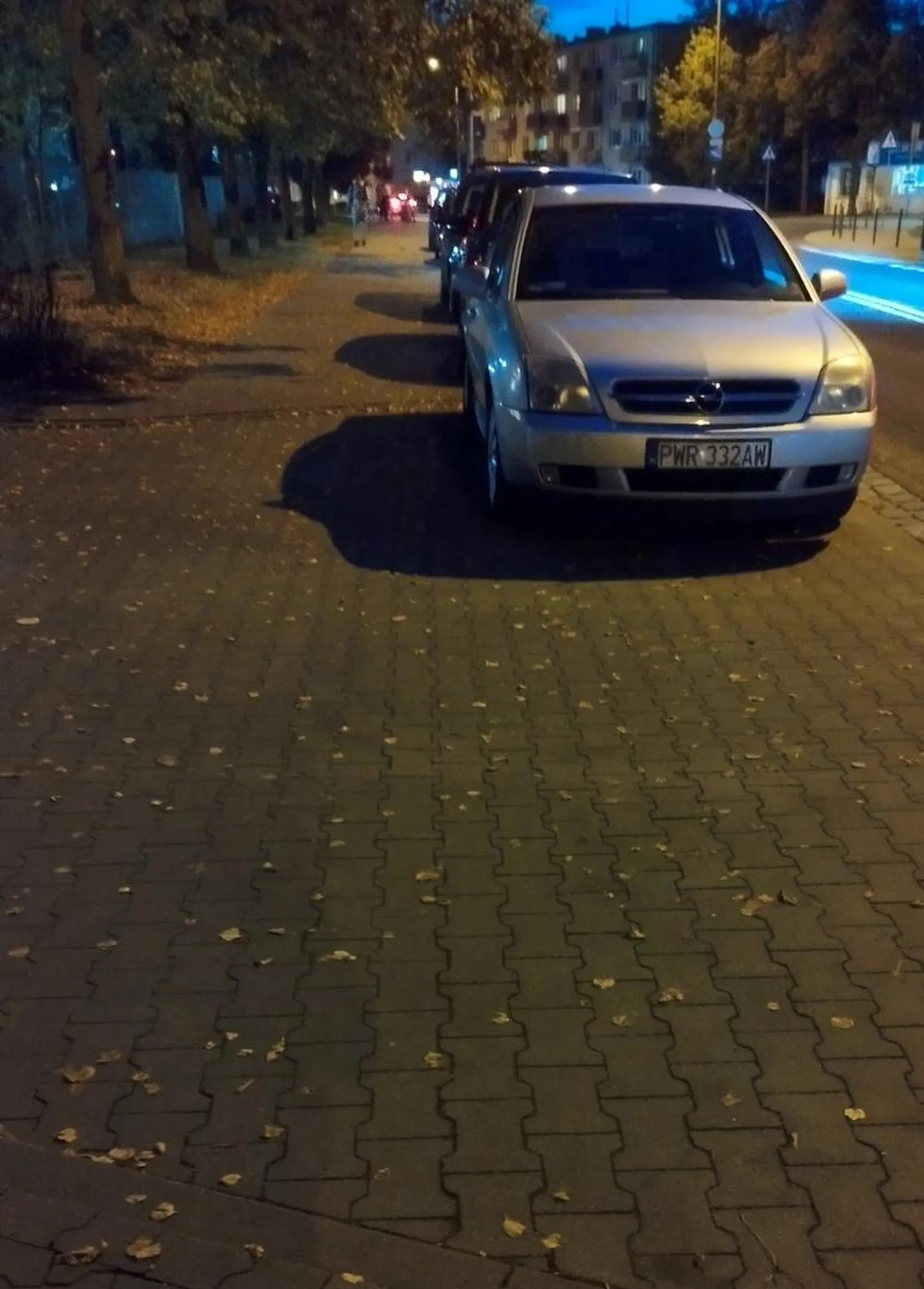 Perfekcyjnie parkujesz w bramie. Nie utrudniaj innym wjazdu amebo aspoleczna.