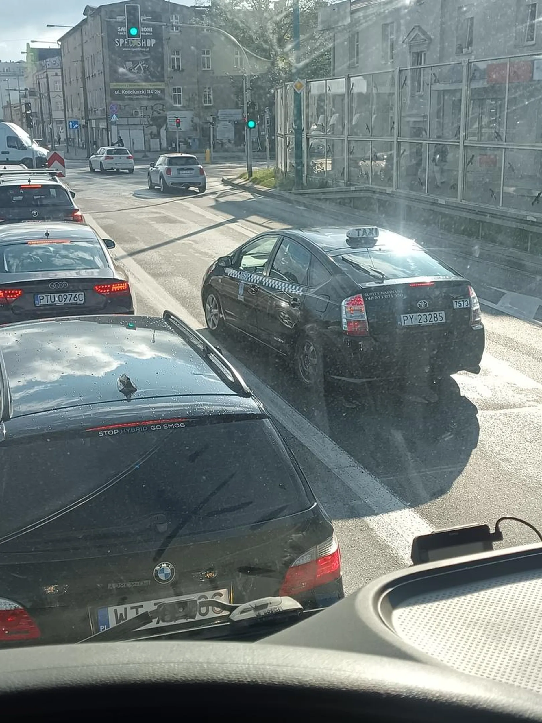 Profesjonalizm "zawodowego" kierowcy.