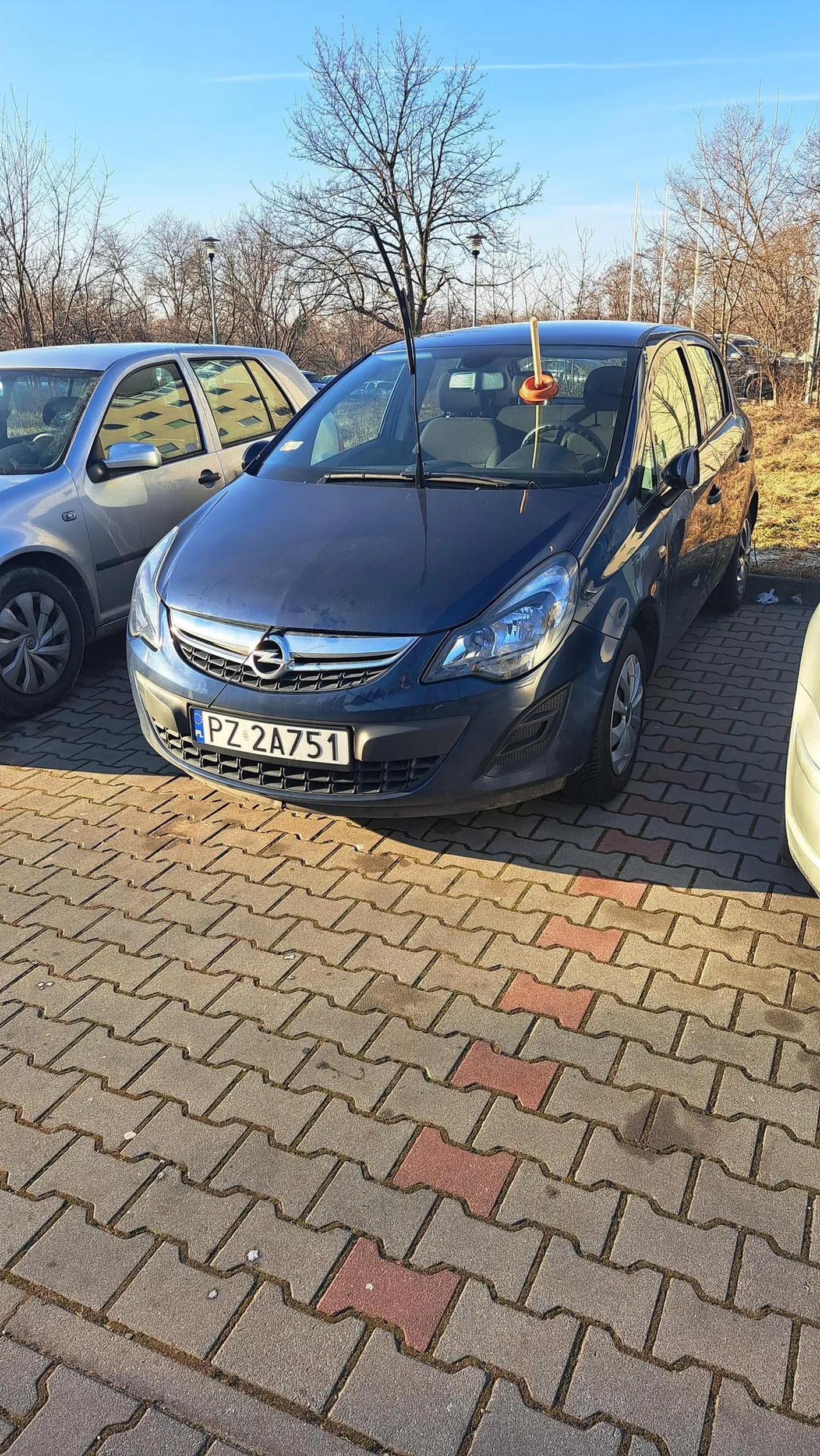 Corsa po akcie wandalizmu