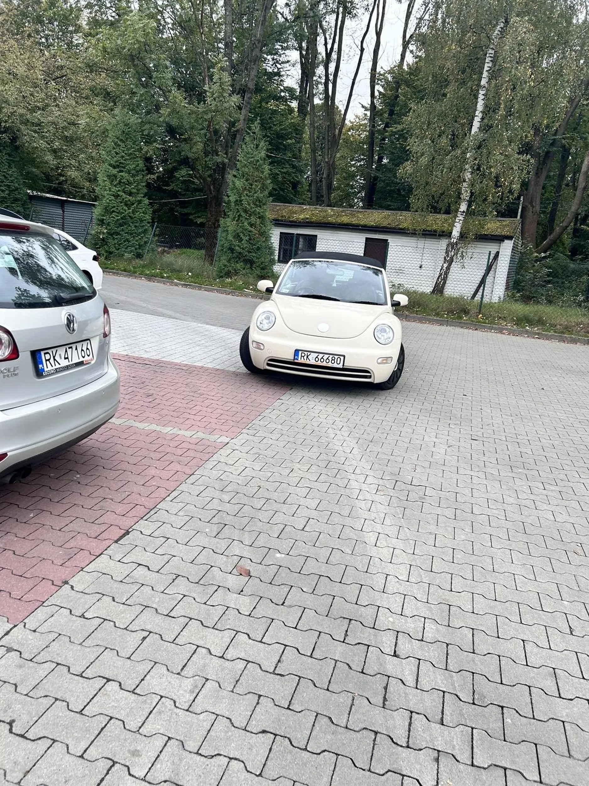 ktoś ewidentnie omijał lekcje parkowania