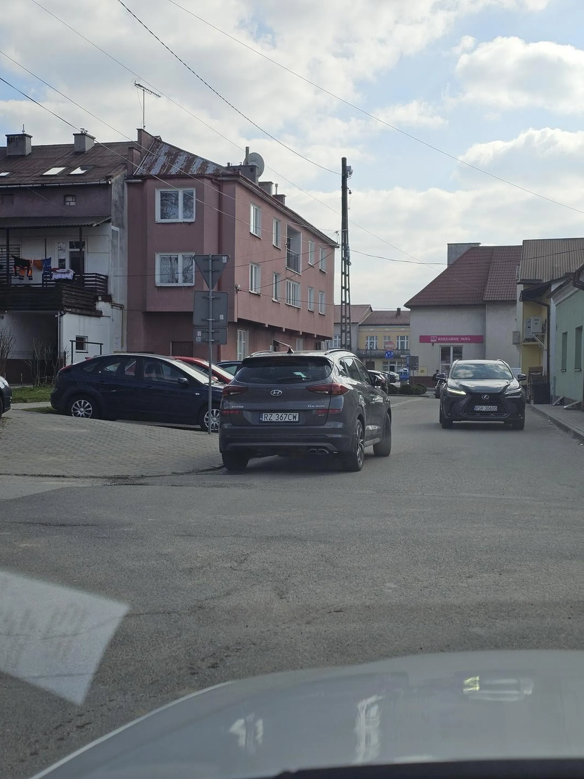 Mam nadzieję, że niezły mandat Ci wlepili... Księżniczka z Rzeszowa zaparkowała pod prąd na drodze wyjazdowej spod sklepu. Miejsca parkingowe wolne, dama po zwróceniu uwagi krzywo się popatrzyła i odeszła. Na szczęście patrol przyjechał szybko