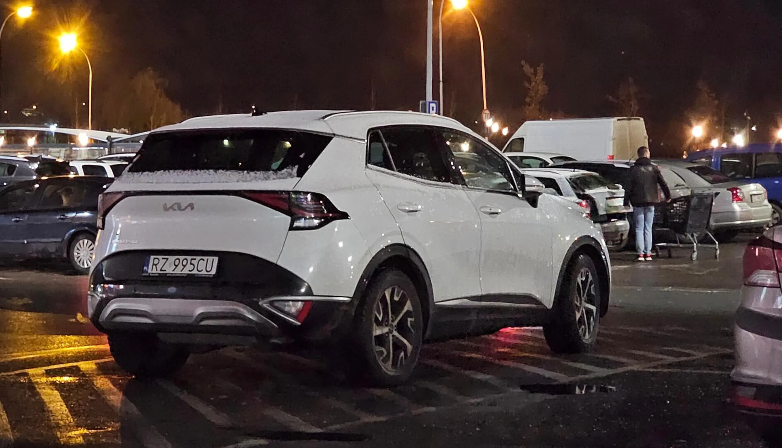 Na parkingu pełno wolnych miejsc, ale dupy się ruszyć nie chce i gamoń parkuje na obszarze wyłączonym z ruchu, byle pod samym wejściem