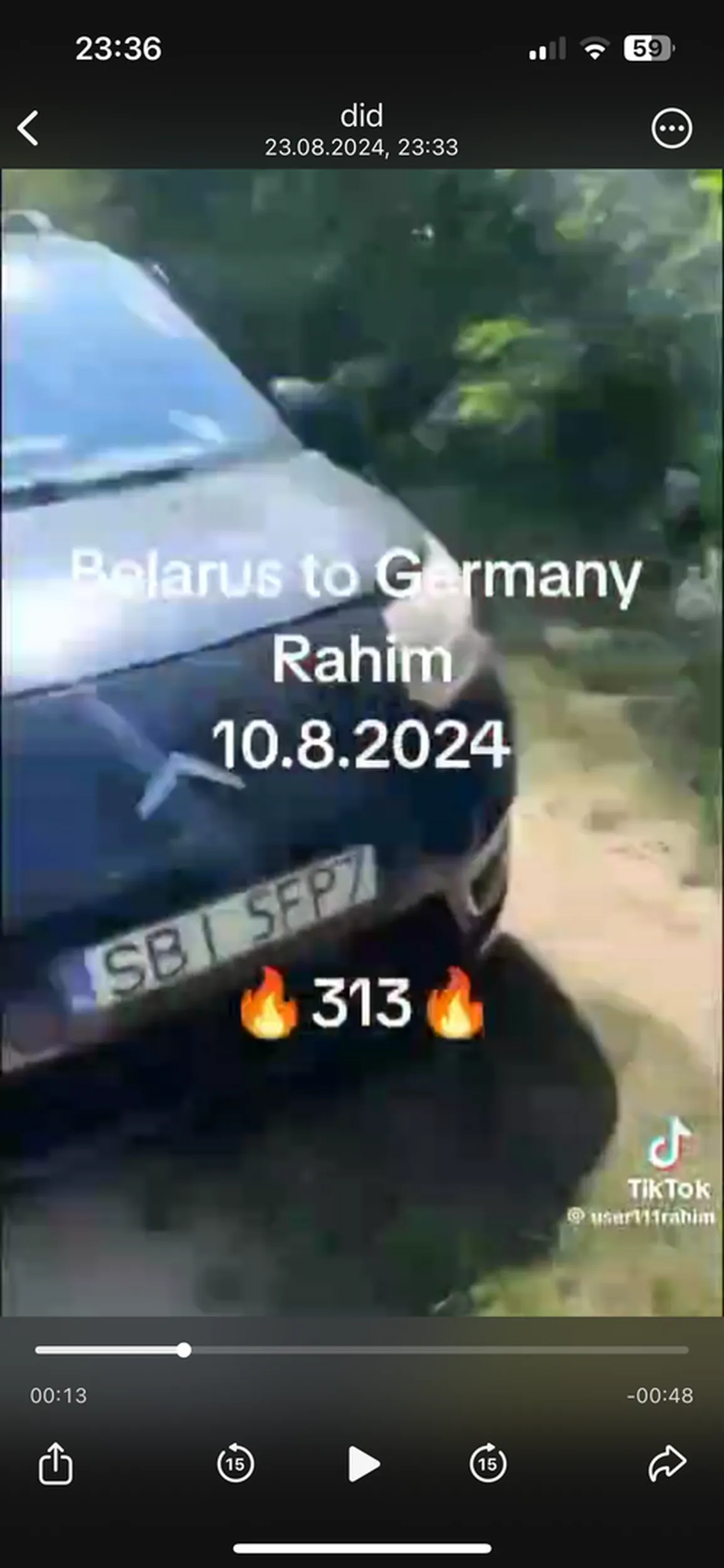 Przemytnik nielegalnych imigrantów z białoruskiej granicy wszelkie info o właścicielu pojazdu proszę kierować na sopp.kontakt@gmail.com lub bezpośrednio do organów ścigania