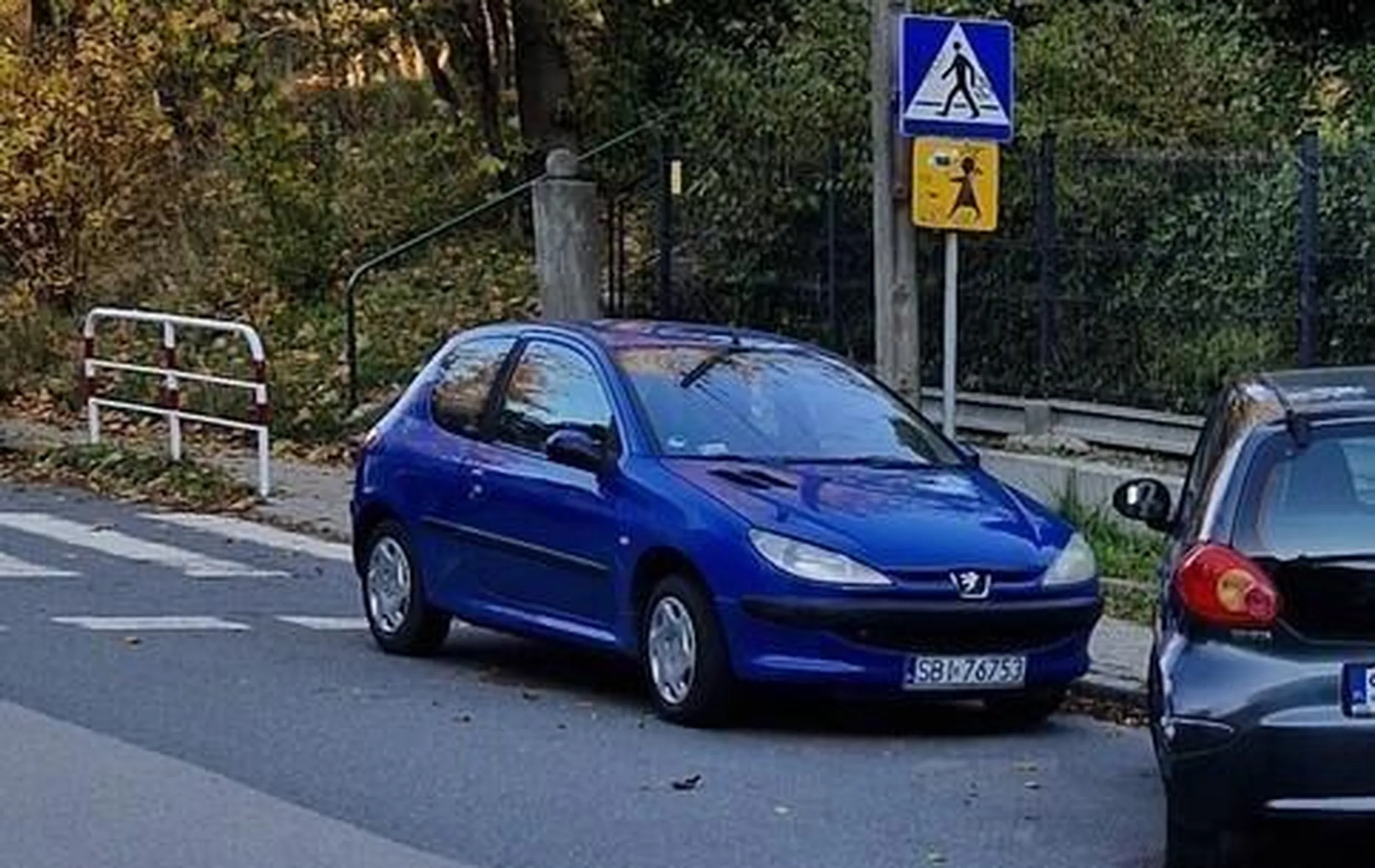 Tuż przed przejściem dla pieszych, jeszcze na dodatek ze znakiem "uwaga dzieci". Oddaj prawo jazdy kasztanie zanim ktoś zginie przez ciebie.