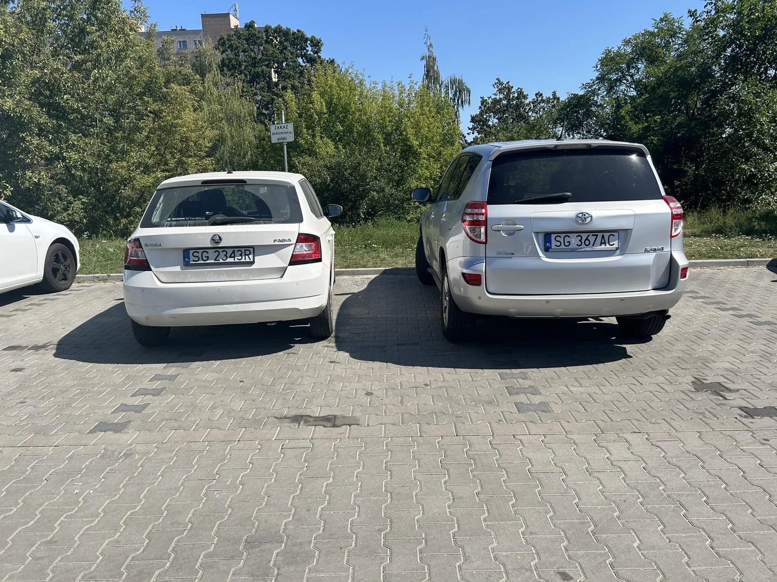 Baran potrzebuje dwa miejsca żeby zaparkować