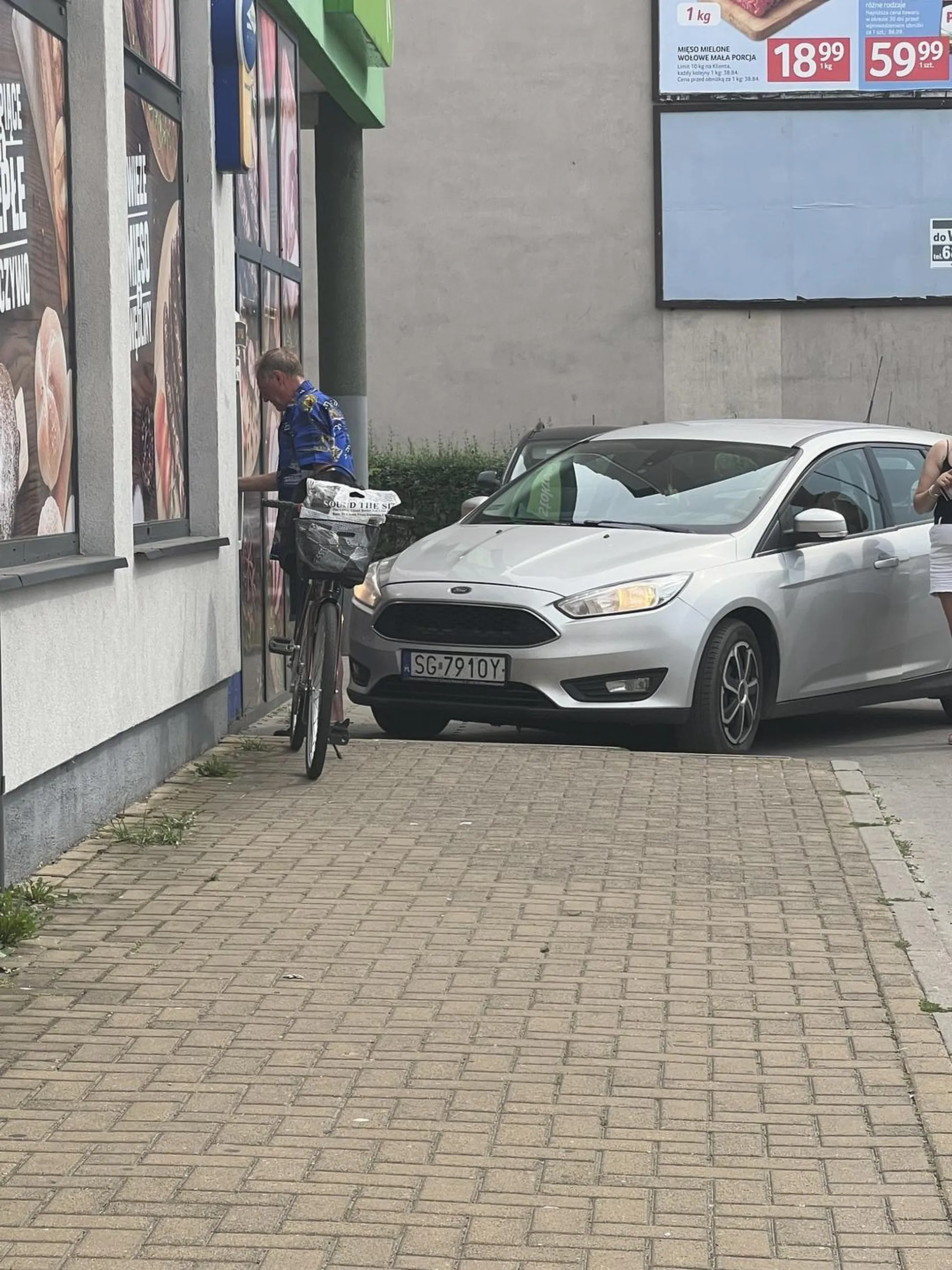 Jeszcze do sklepu było wjechać