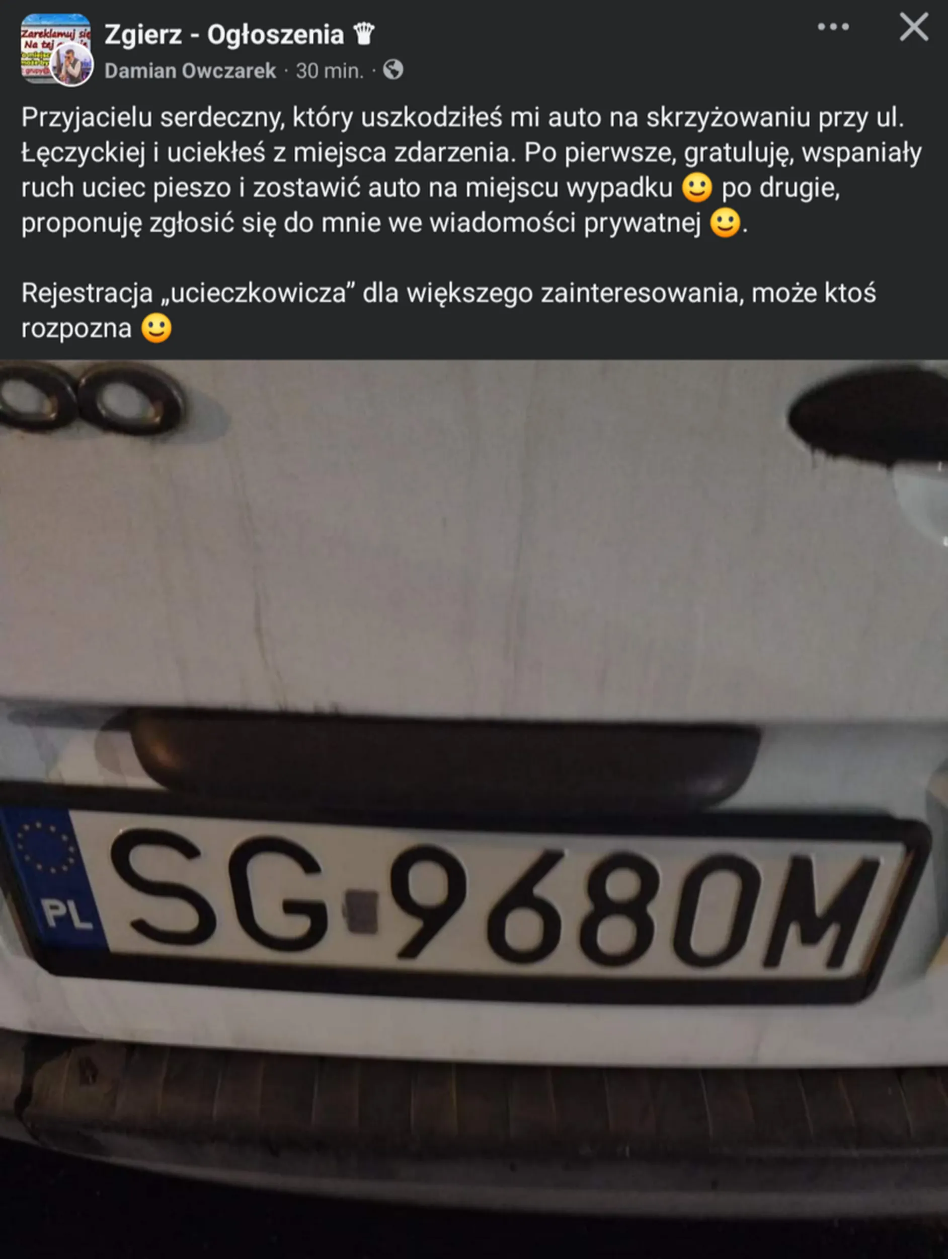 Stłuczka o ucieczka