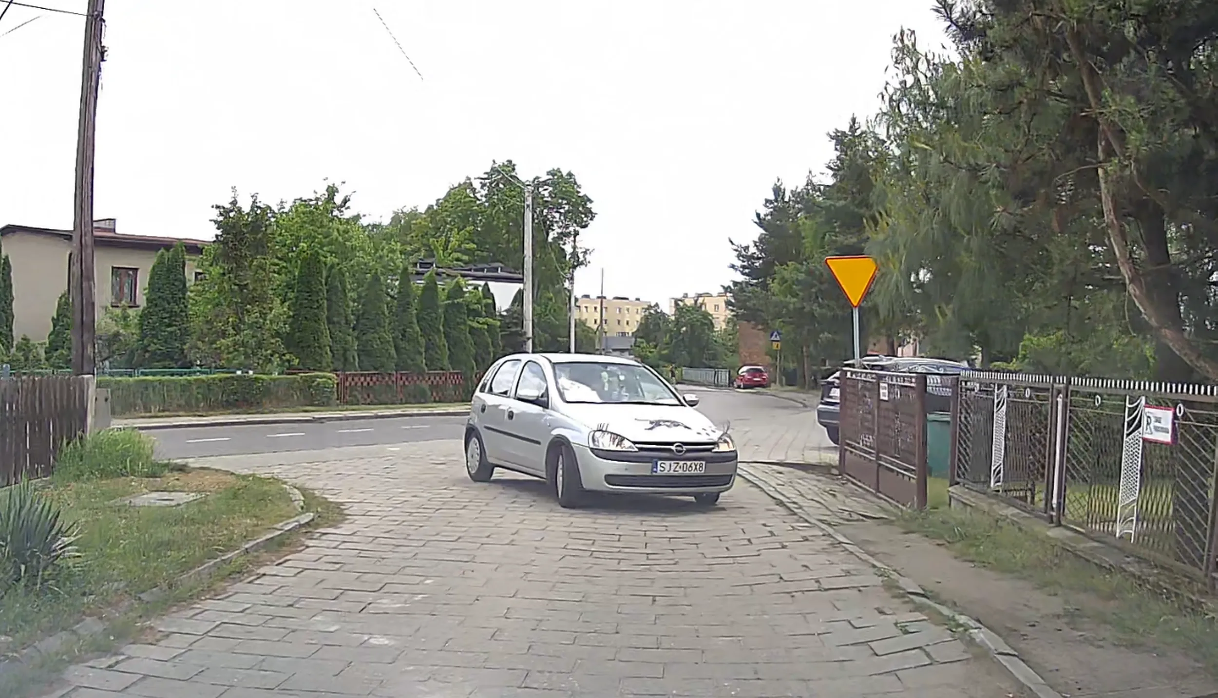 To jest poprawnie zaparkowany samochód według pracownika Poczty Polskiej