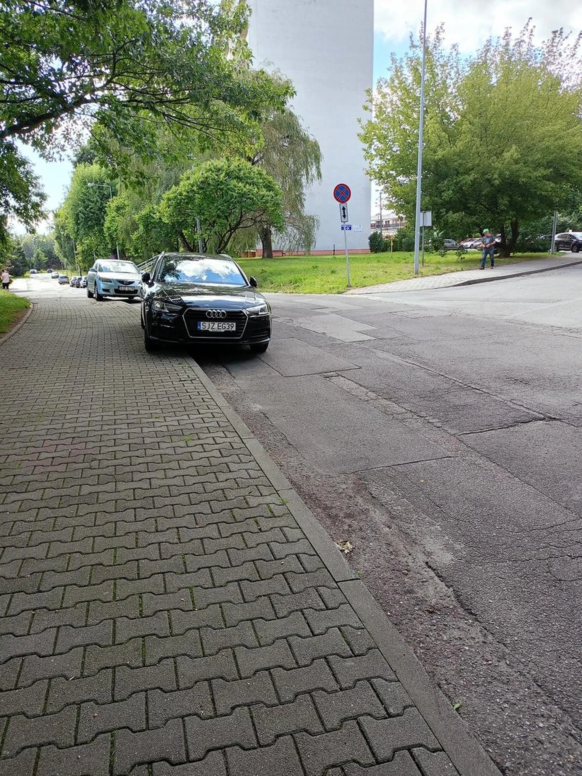 Parkowanie w miejscu niedozwolonym