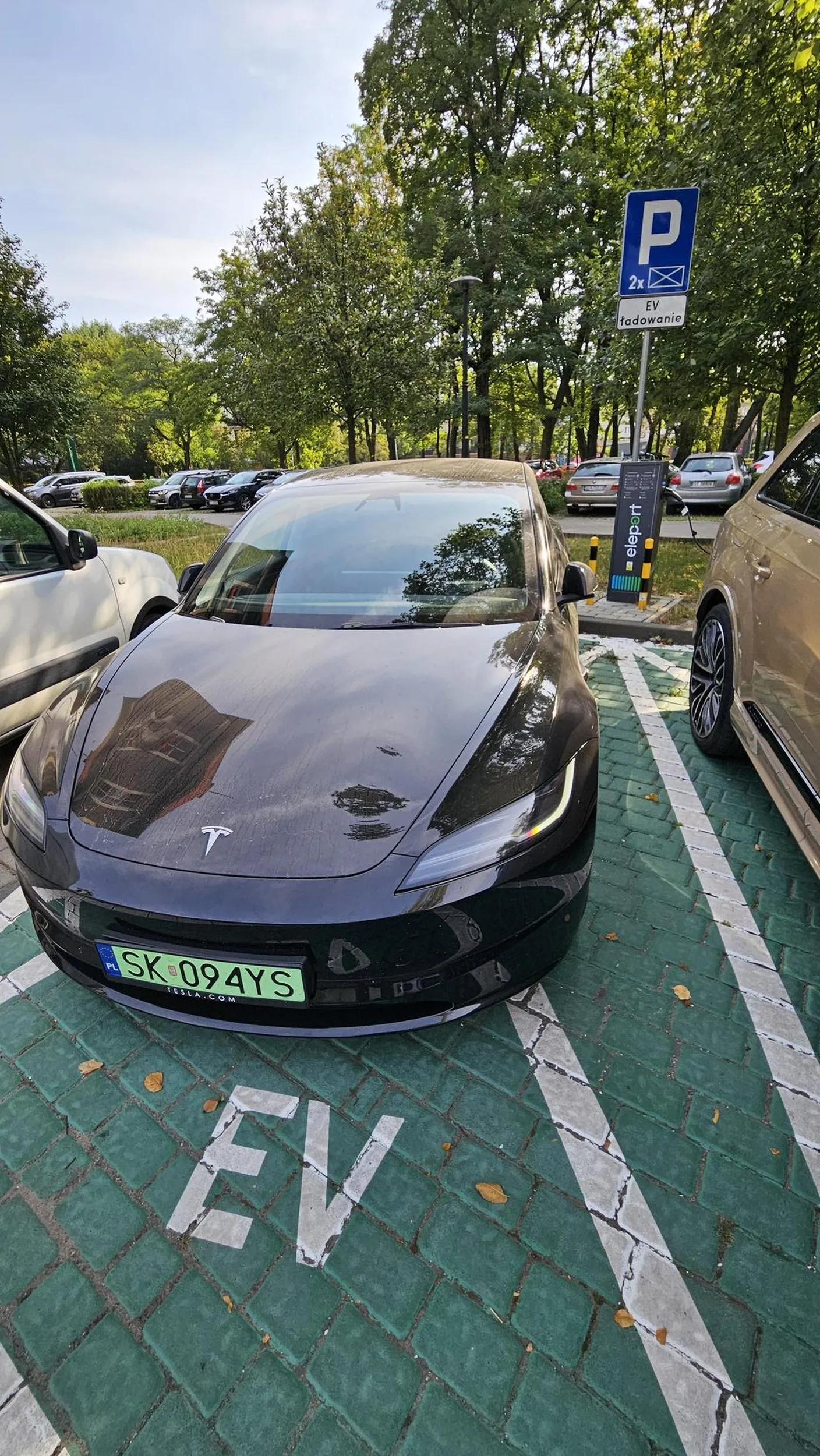 Pajac blokuje ładowarkę