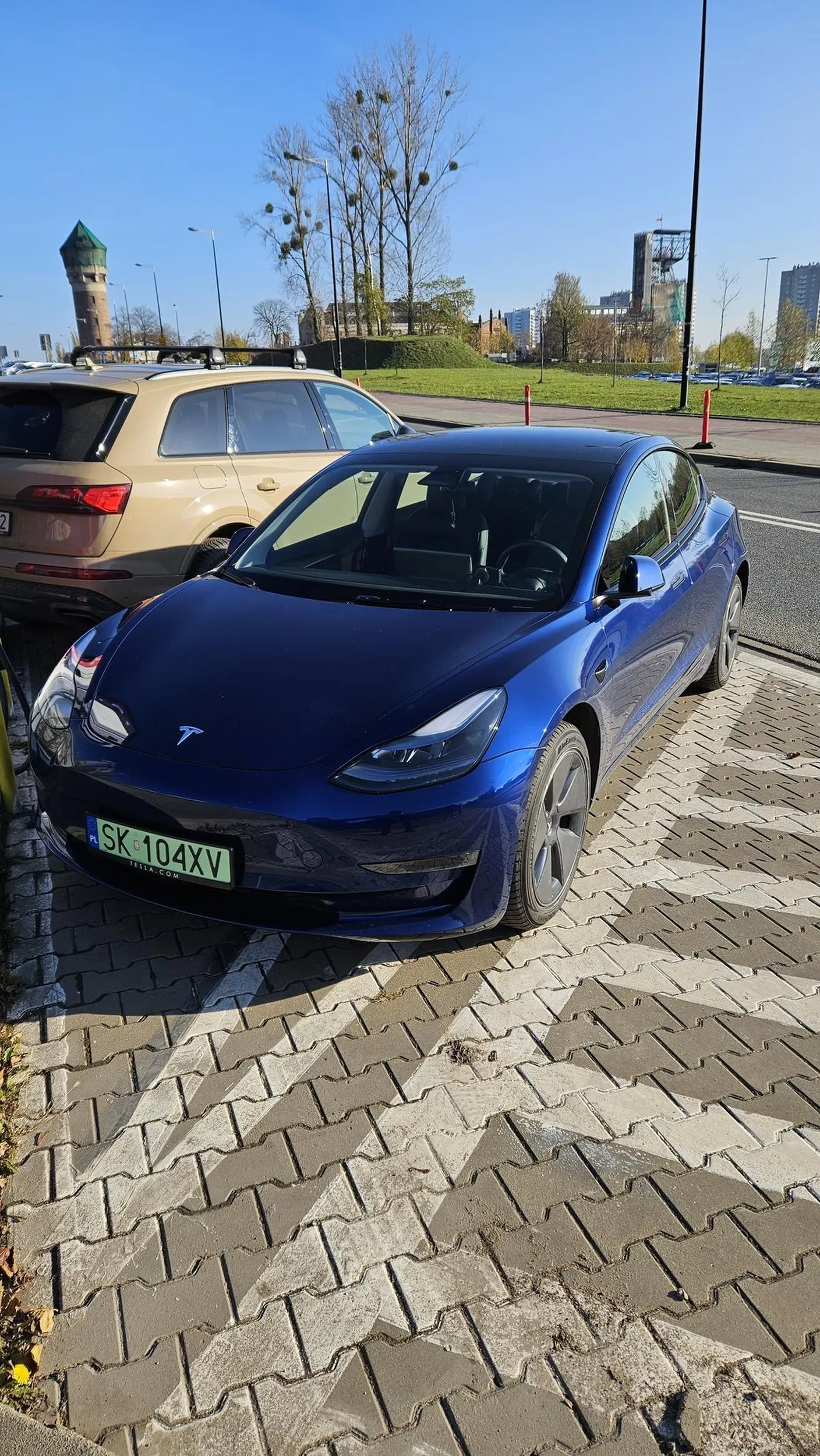 Pajac blokuje ładowarkę