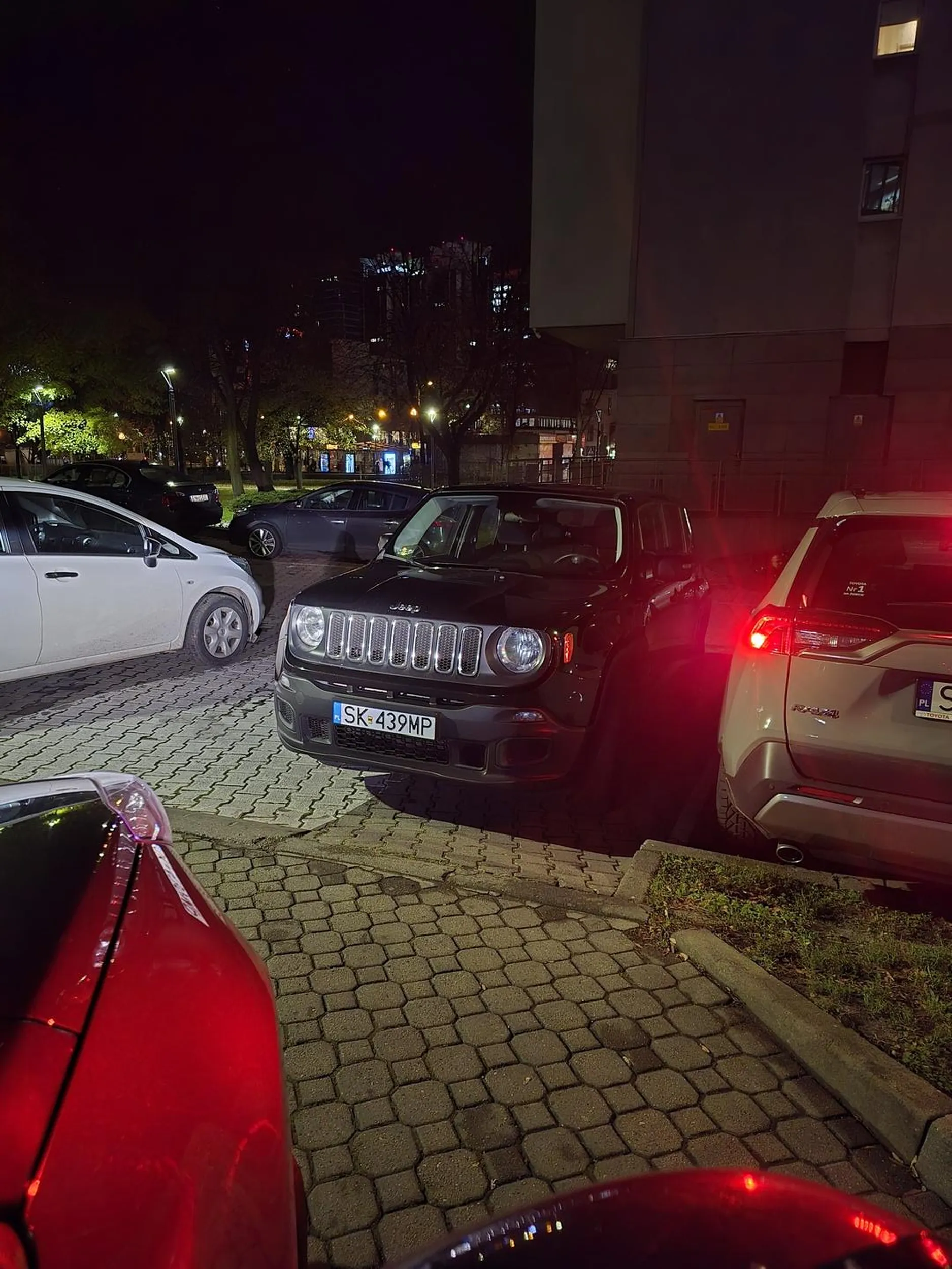 Posiadanie Jeepa nie uprawnia do parkowania na wyjeździe tępa dzido