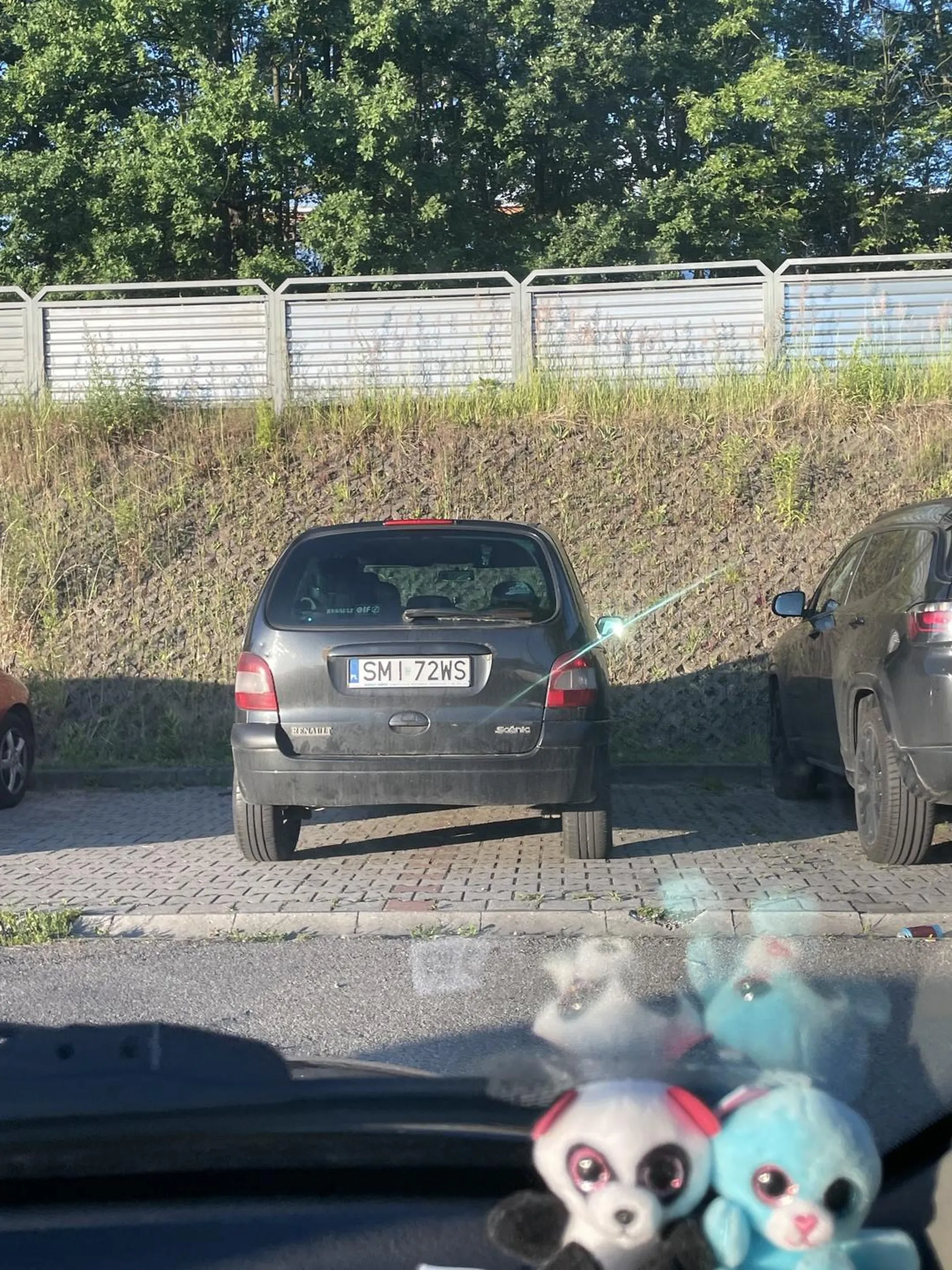 Brak umiejętności parkowania, ciesz sie ze naklejek nie mielismy