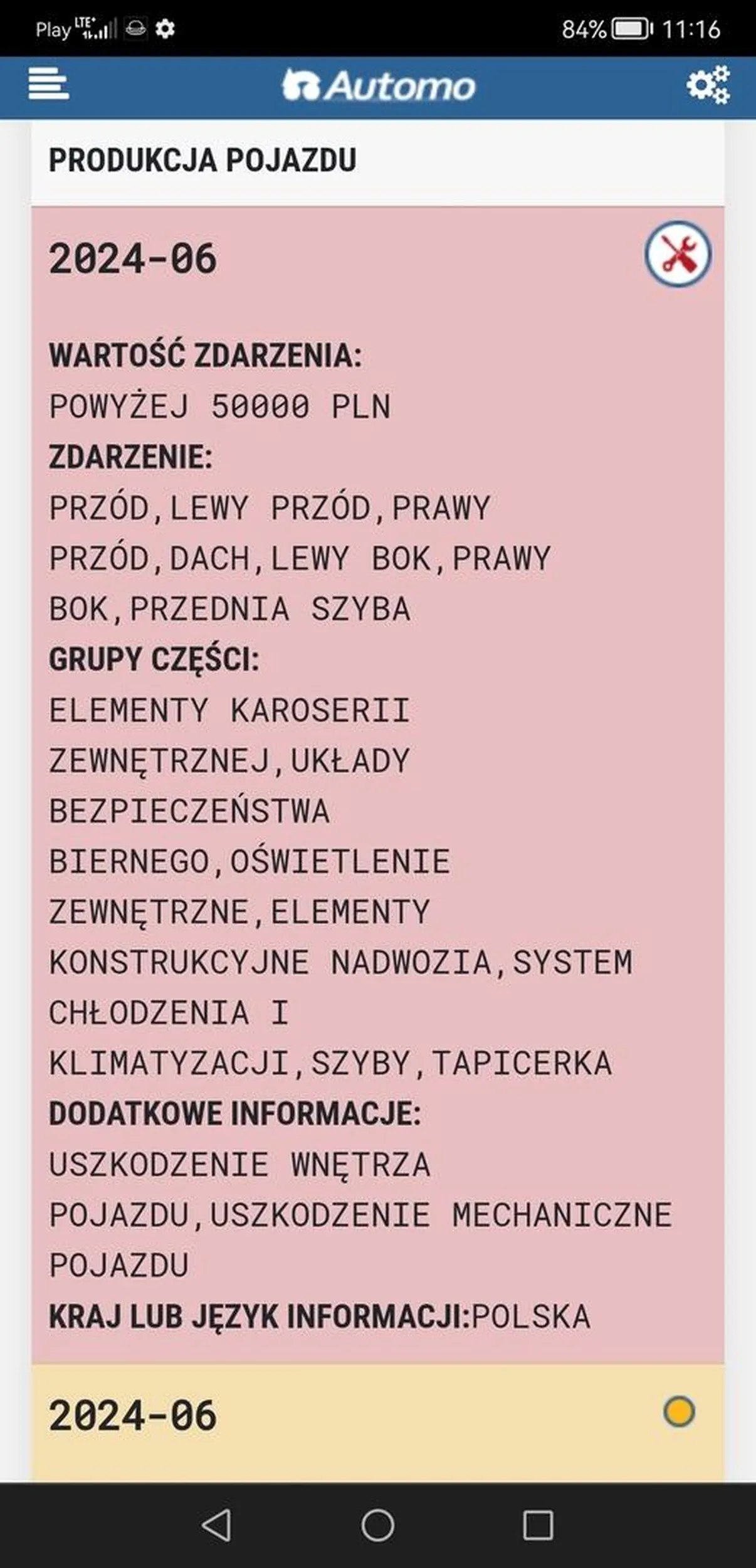 Toyota po konkretnym dzwonie, a sprzedawana jako stan idealny. Właściciel kręciciel..