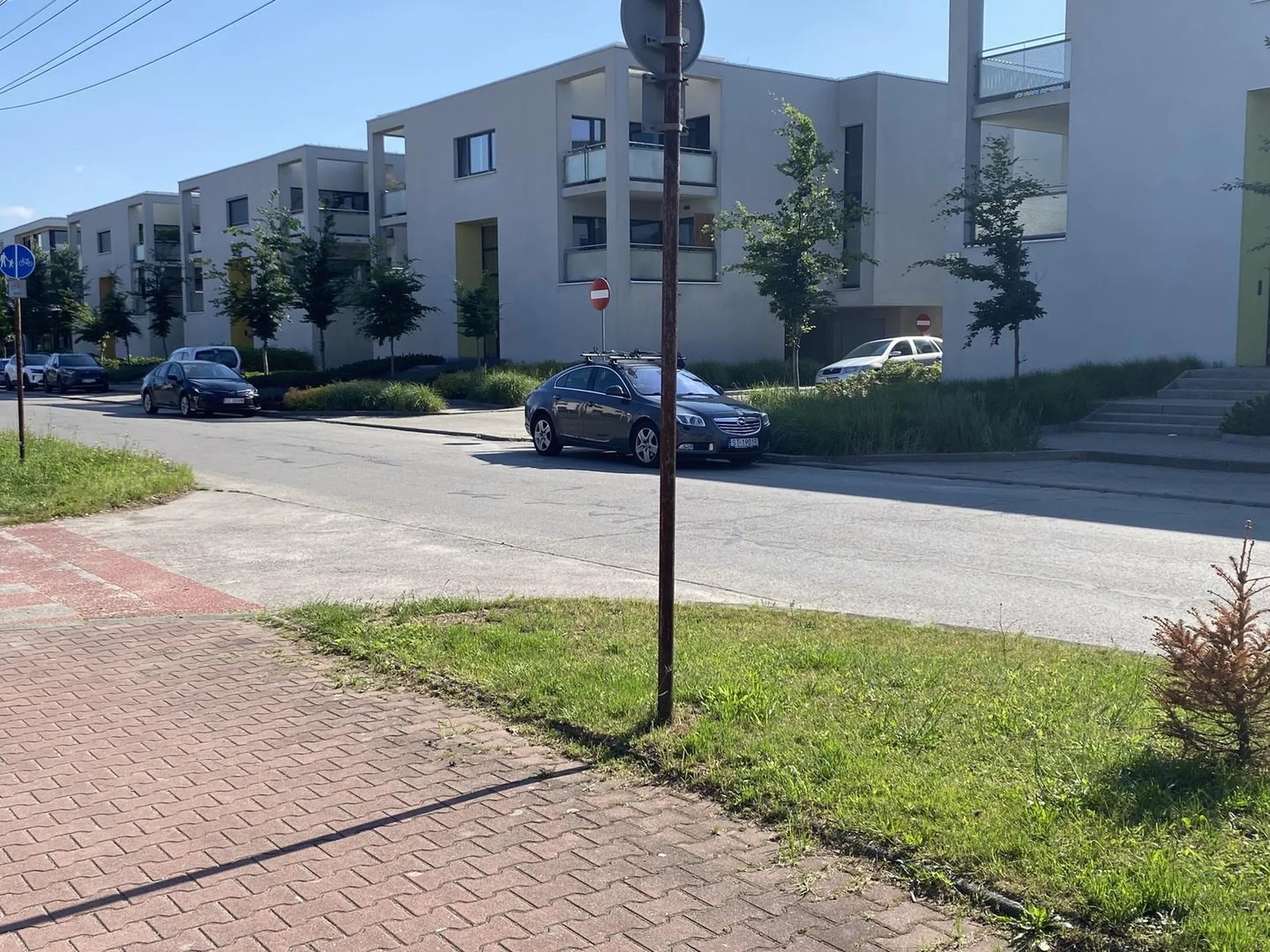 Następny mistrz parkowania który nie wie gdzie jest miejsce do parkingu tylko parkuje na środku drogi gdzie samochody jeżdżą