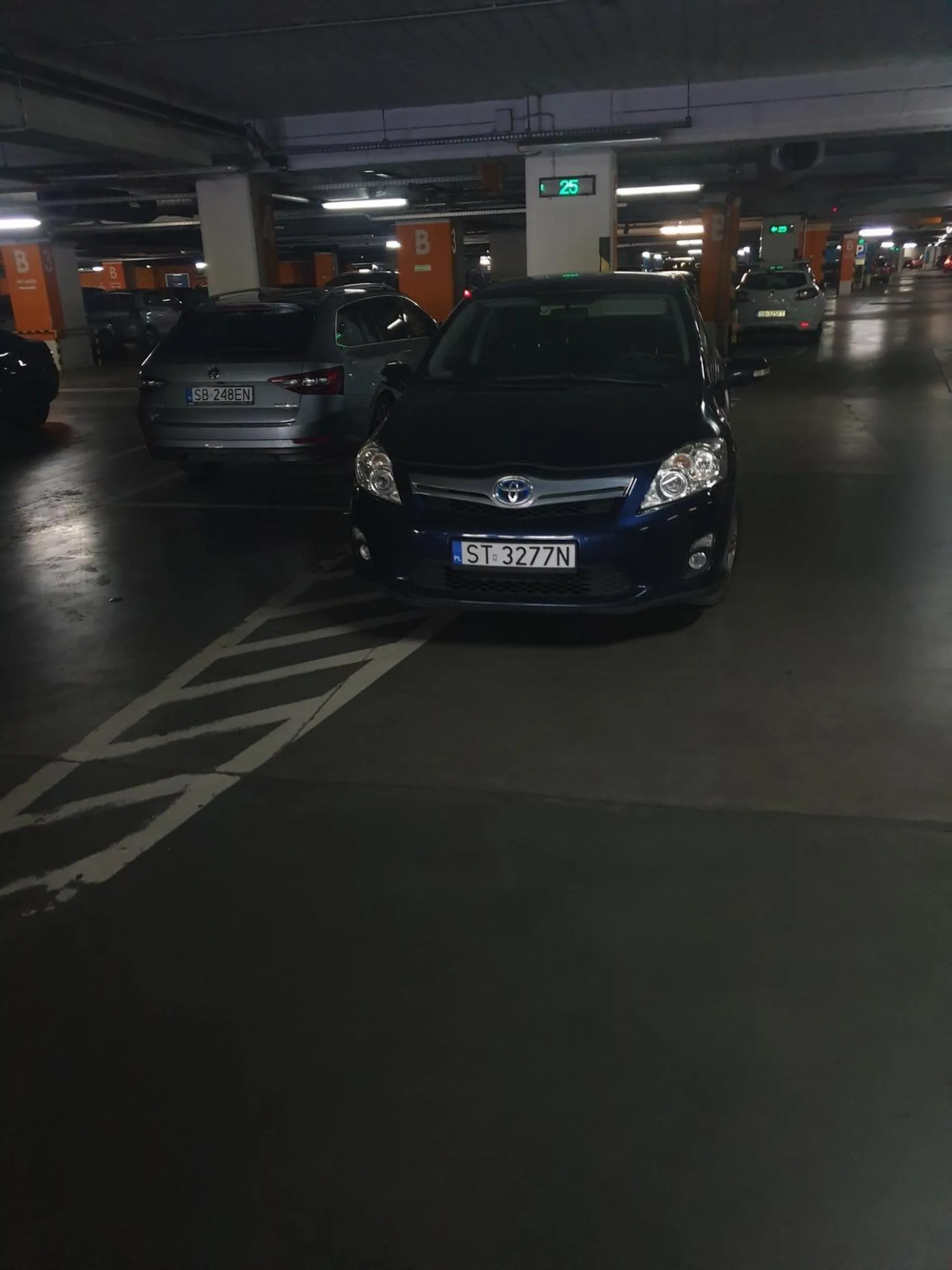 Japierdziele kobieto jak ty parkujesz na zakręcie na parkingu genini jak tam nie można , i jeszcze w słup zajebała do tego xD