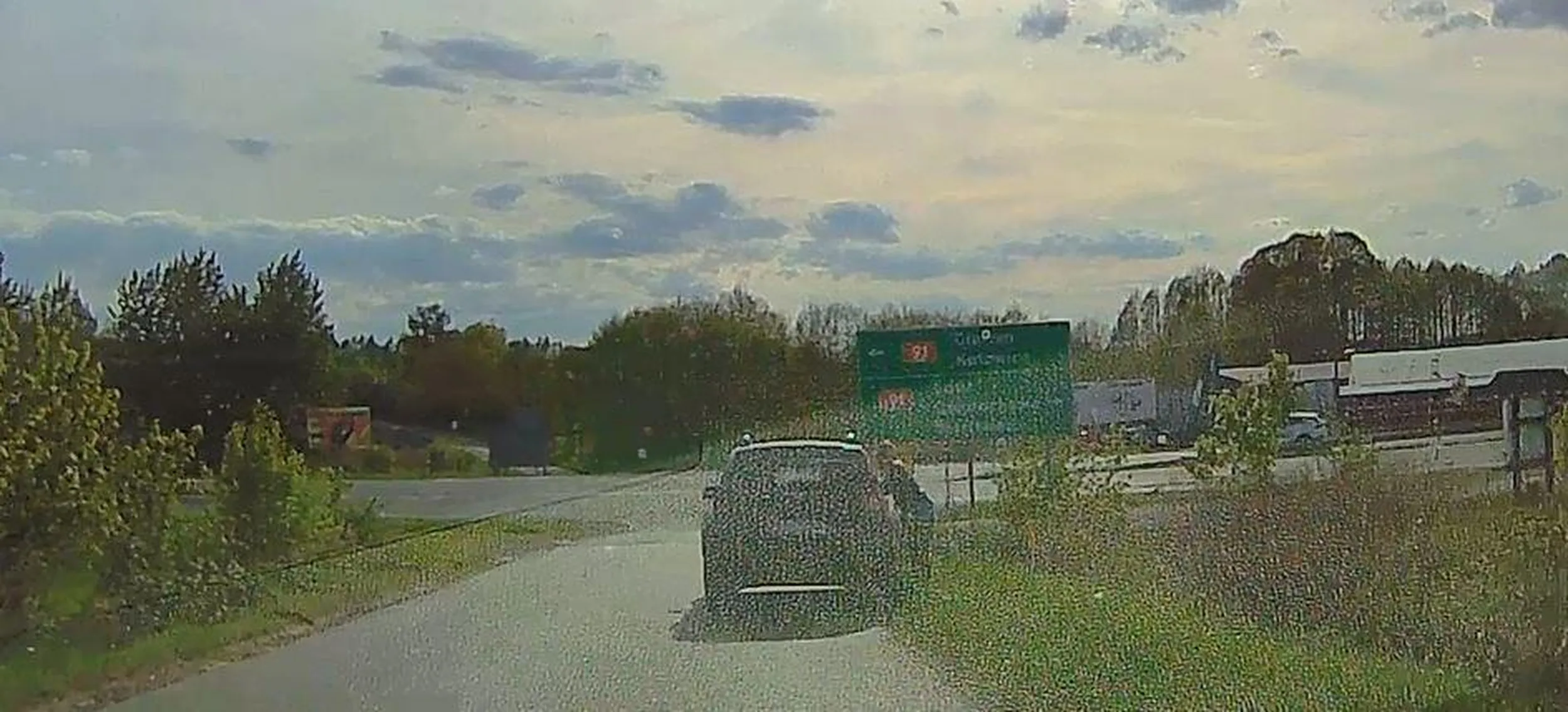 Klient u pani rumunki, na środku skrzyżowania. Wyrazy współczucia dla rodziny.