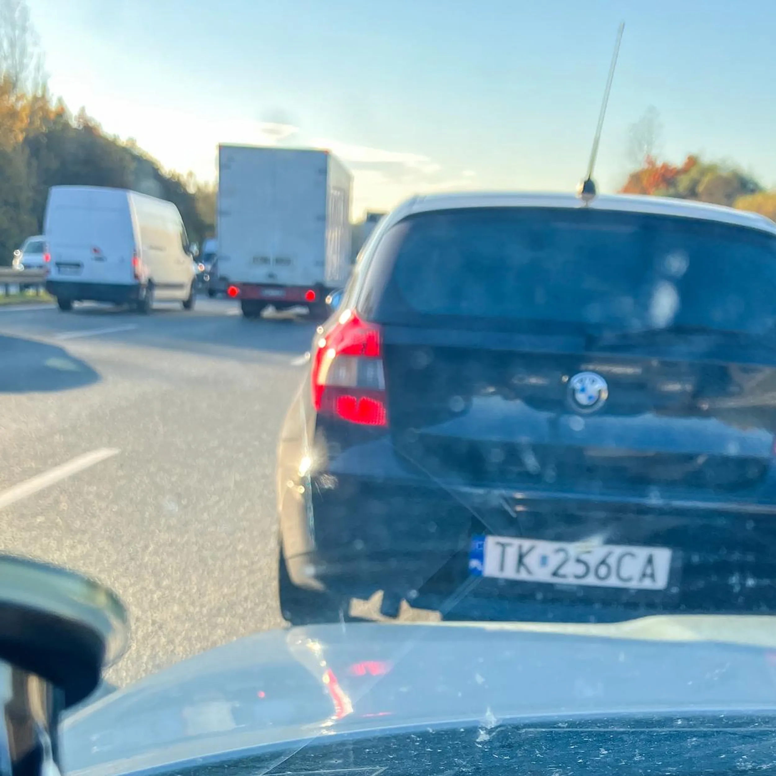 Wyrzuca pety przez okno. Jak palisz w samochodzie to wrzucaj je do popielniczki..