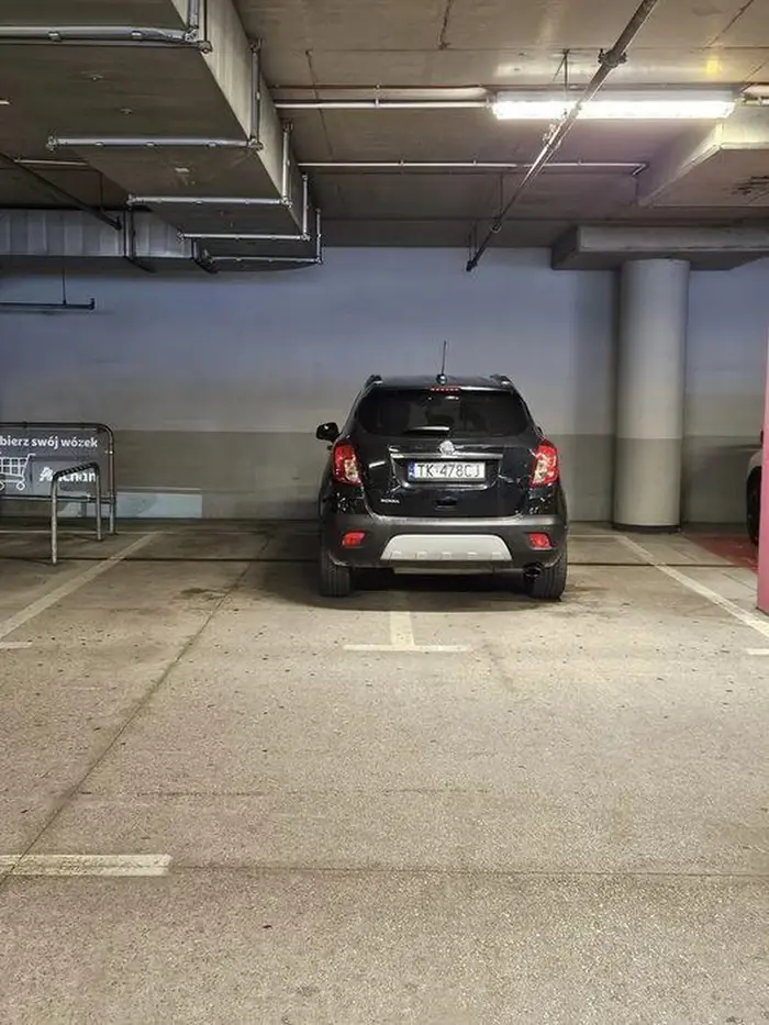 Naucz się celować w linie. Ludzie znacznie większymi samochodami potrafią zająć jedno miejsce jak cywilizowani ludzie. Jak widać niektórych to przerasta.