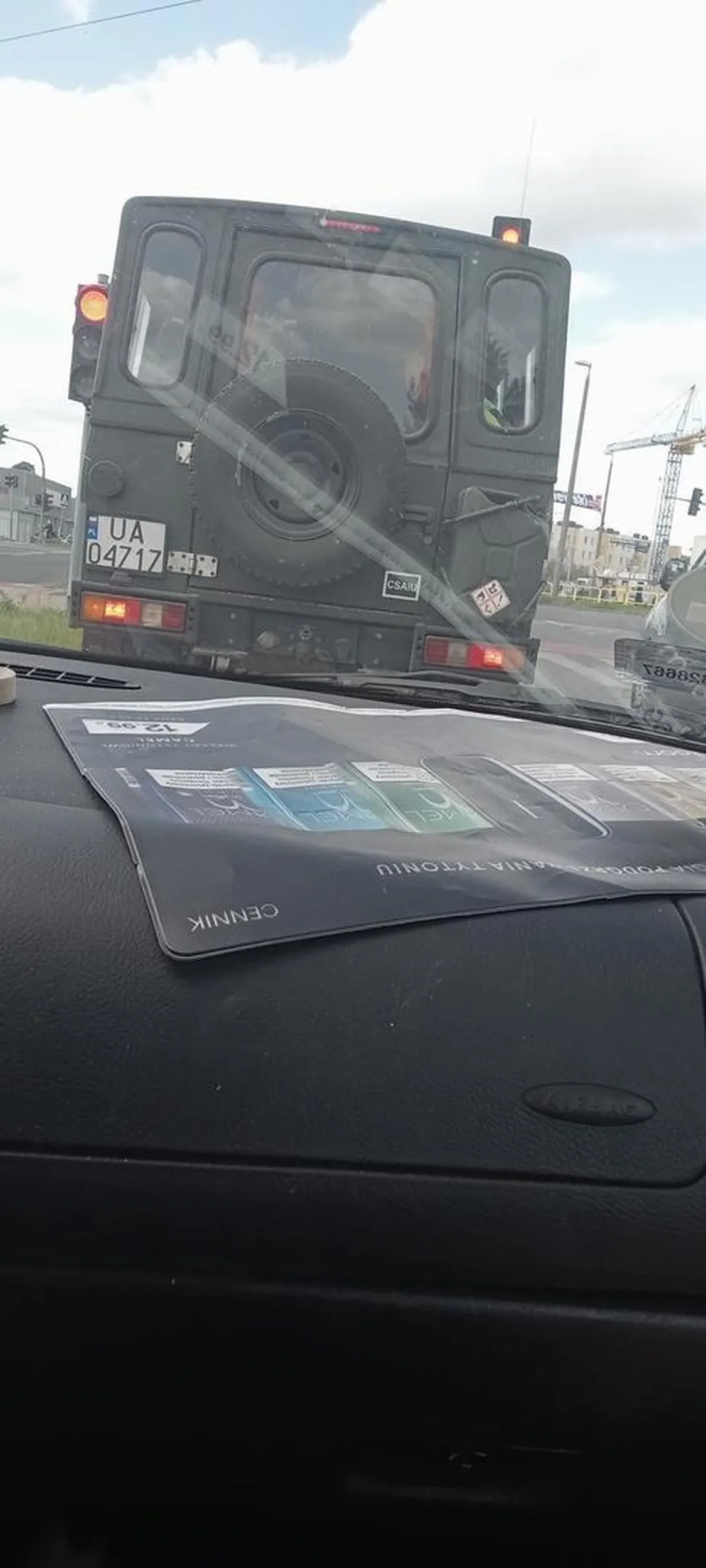 Uszkodzony kierunkowskaz