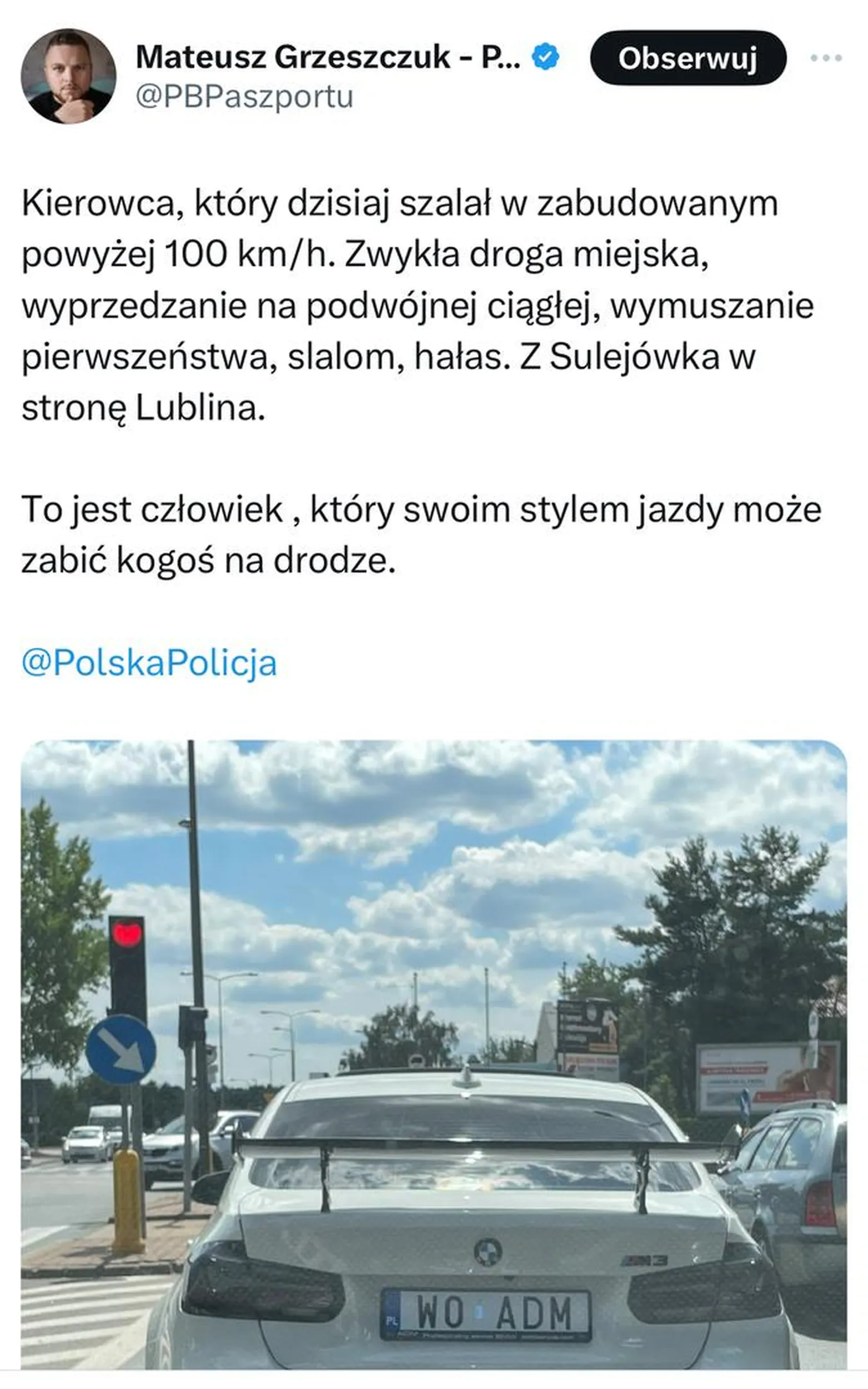 Jeździ tragicznie.