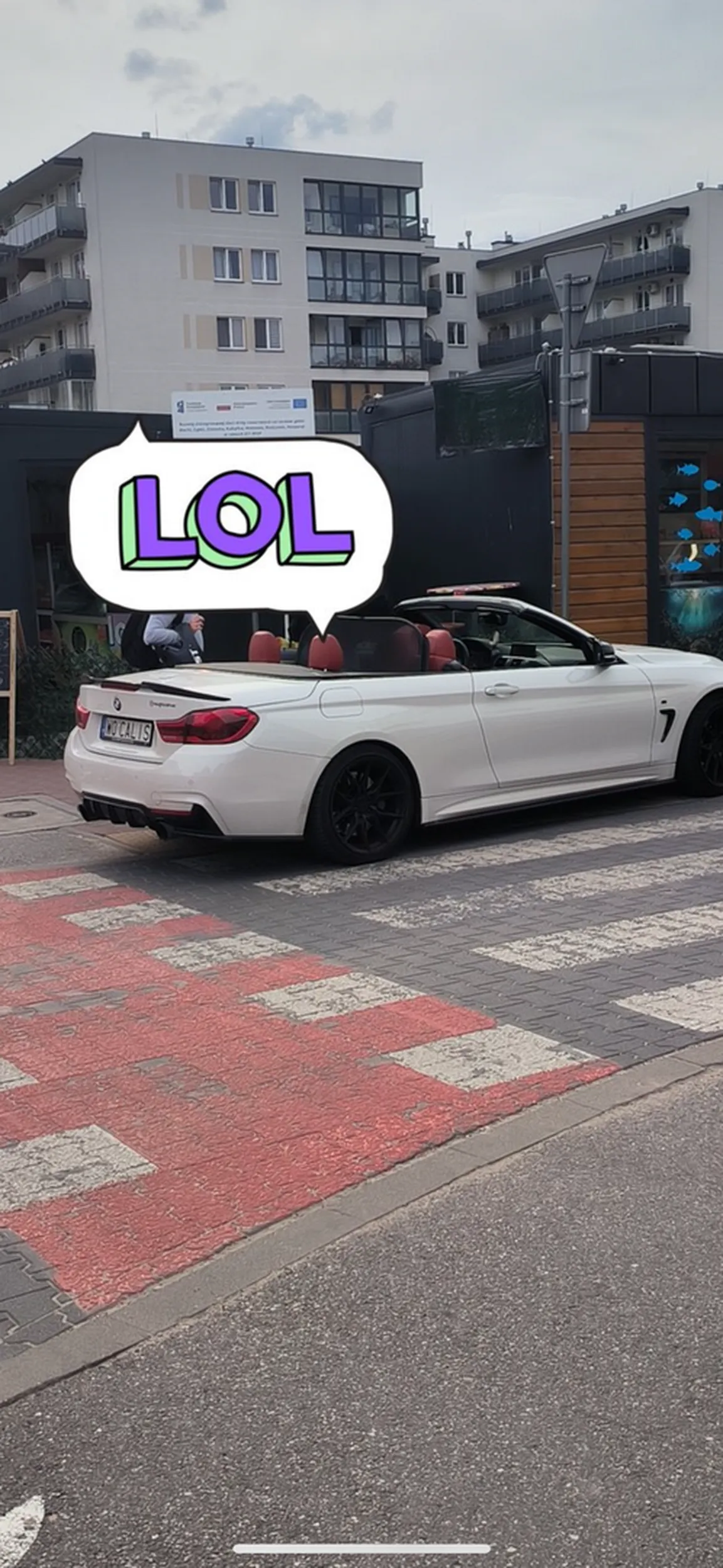 Brawo za parkowanie. 10 punktów dla gruffindoru!