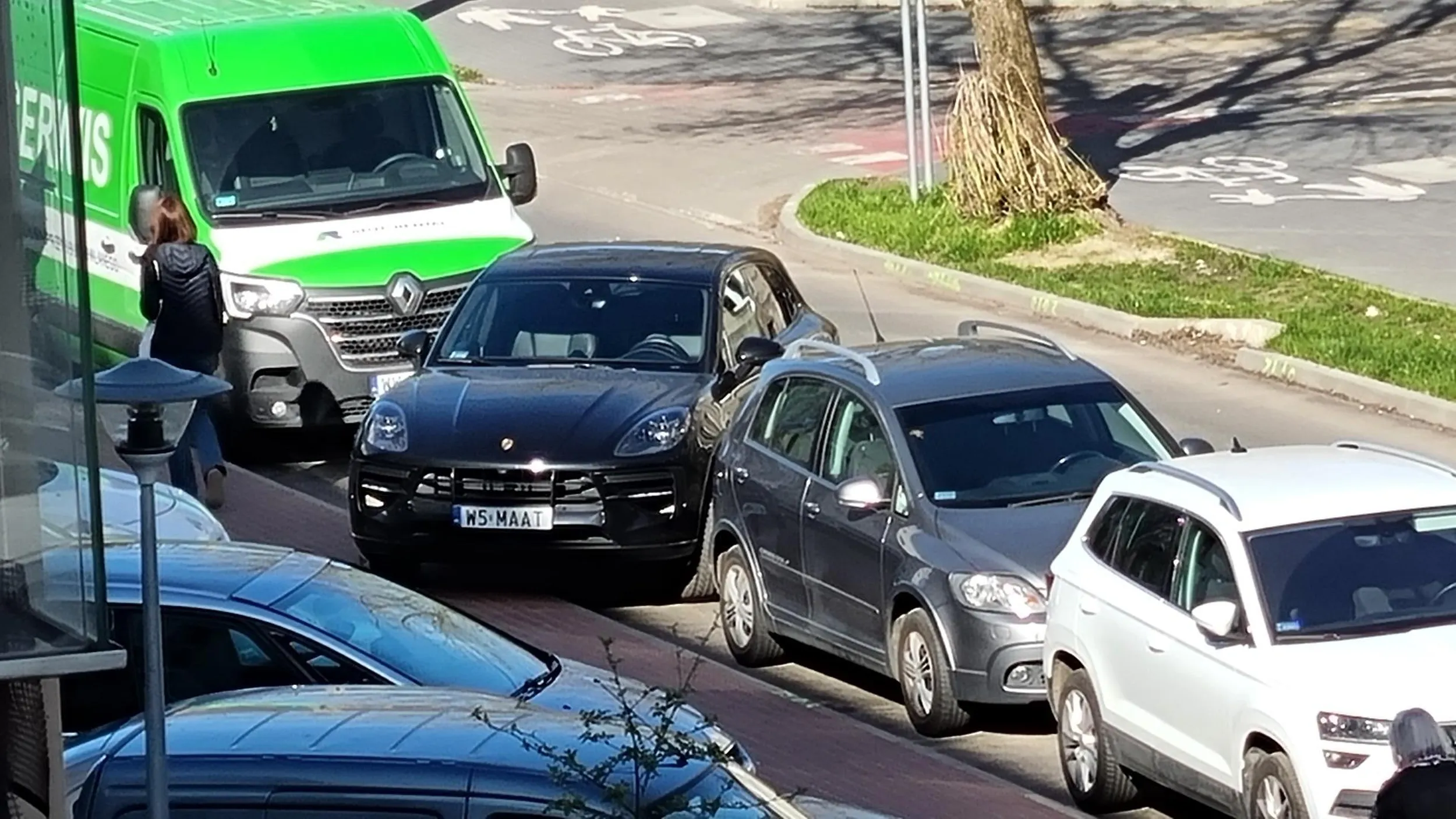 To żeś pan zaparkował...