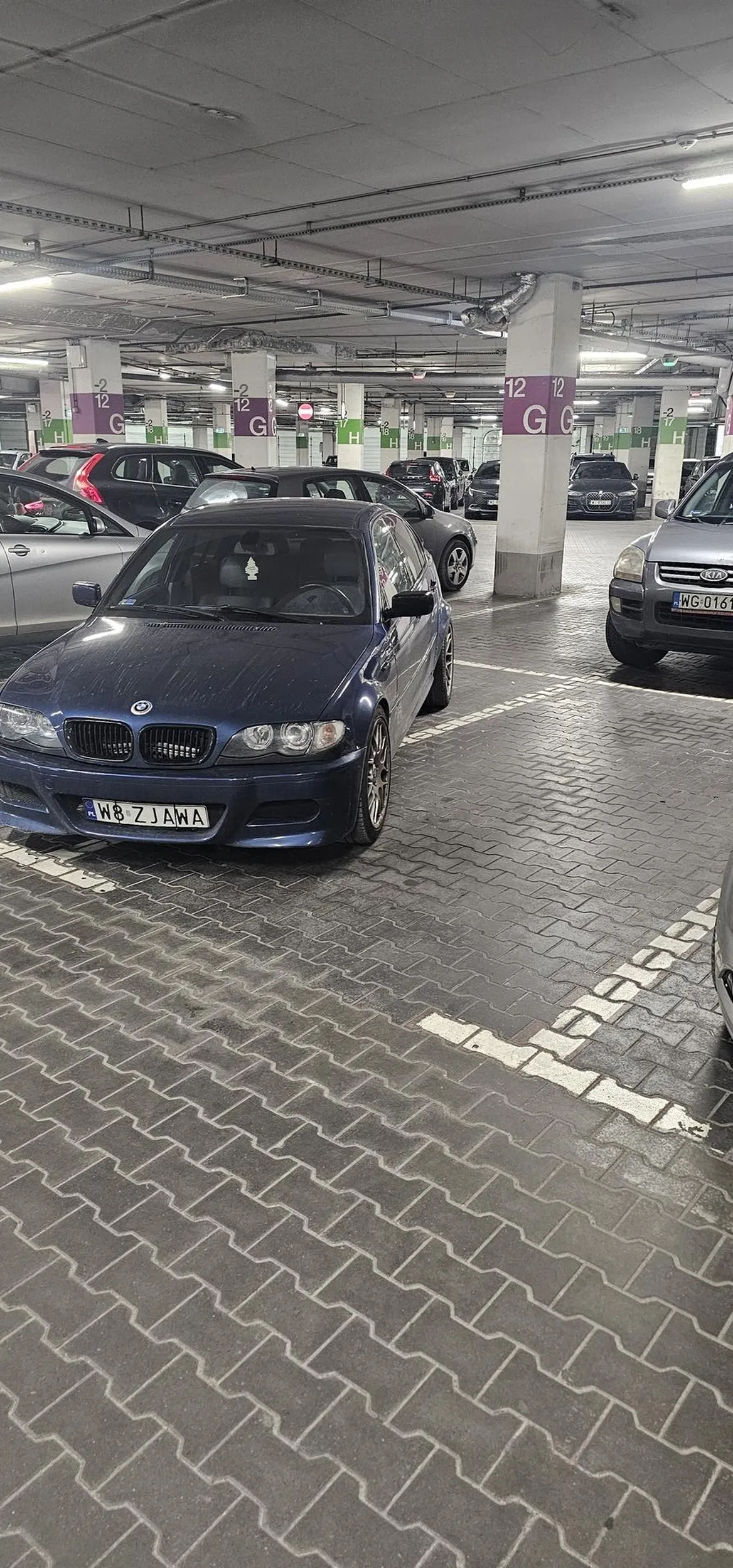 przyglup tak parkuje w arkadii pid wejsciem w godzinach szczytu