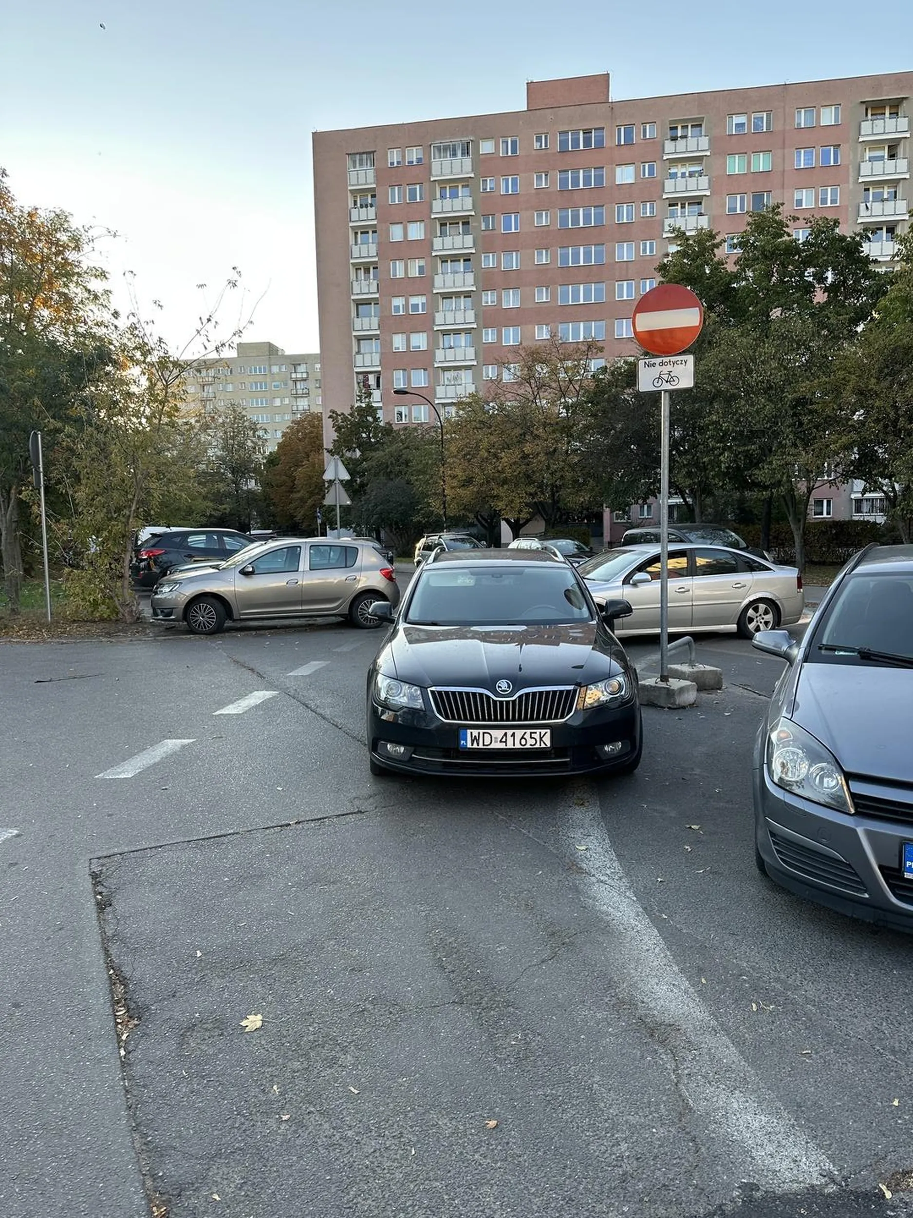 mega miejscówka na parking wariacie