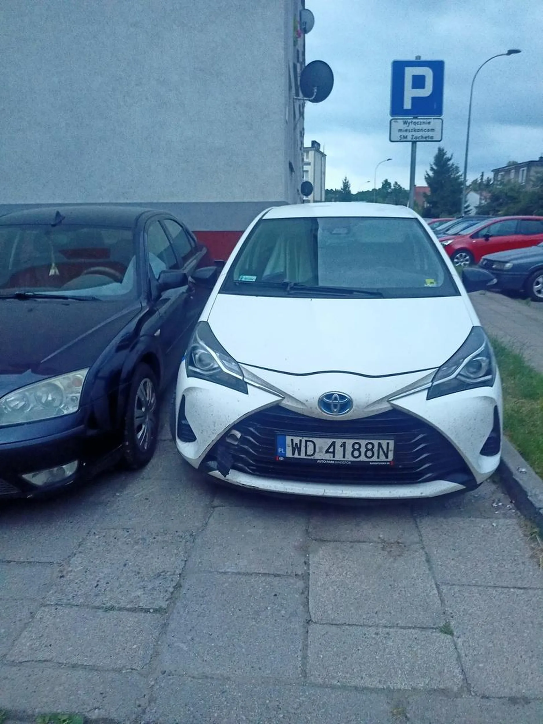 Nie umie śmieć parkować