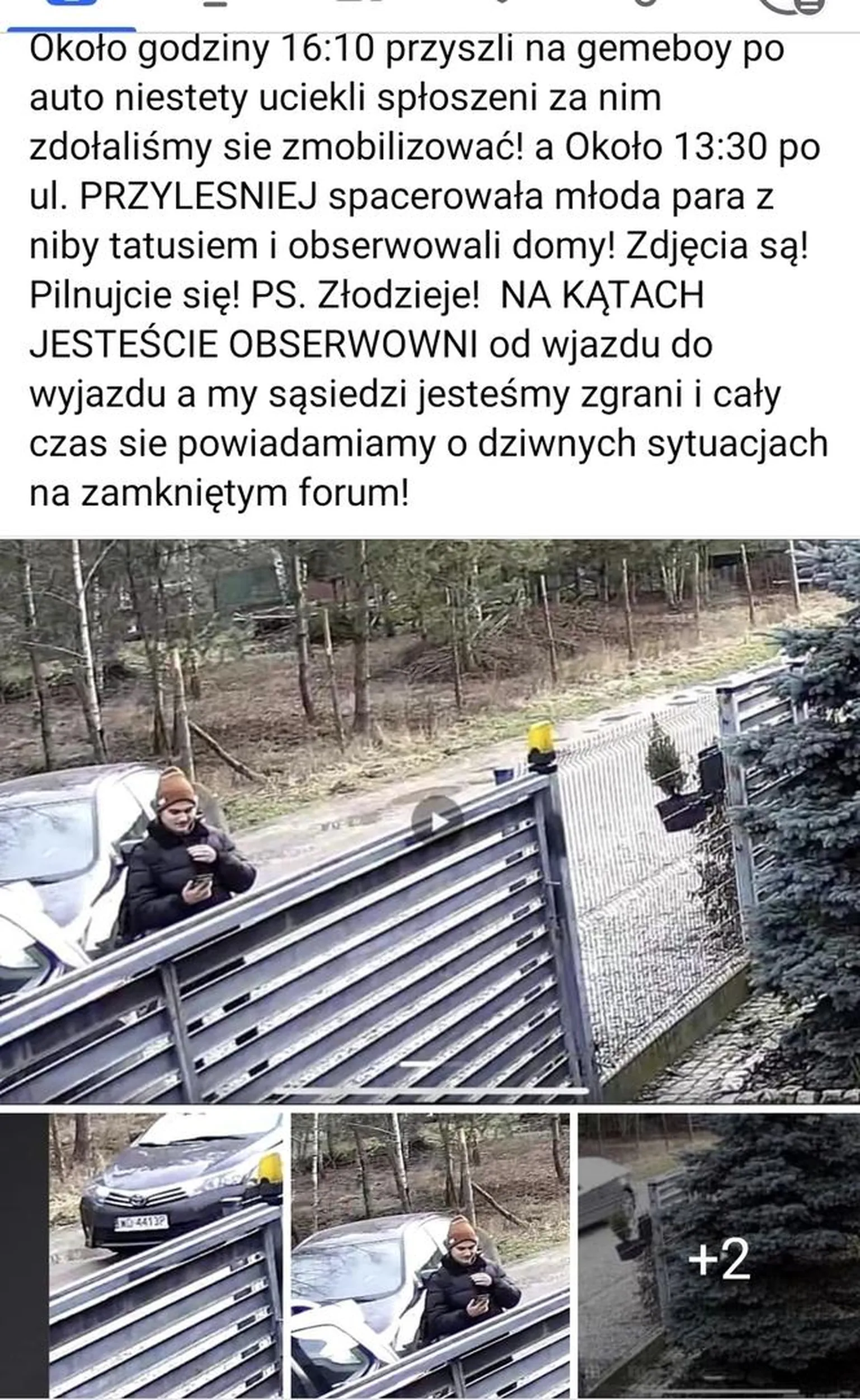 Gość z tego samochodu był nagrany w kątach węgierskich jak próbował ukraść samochód ale został spłoszony.