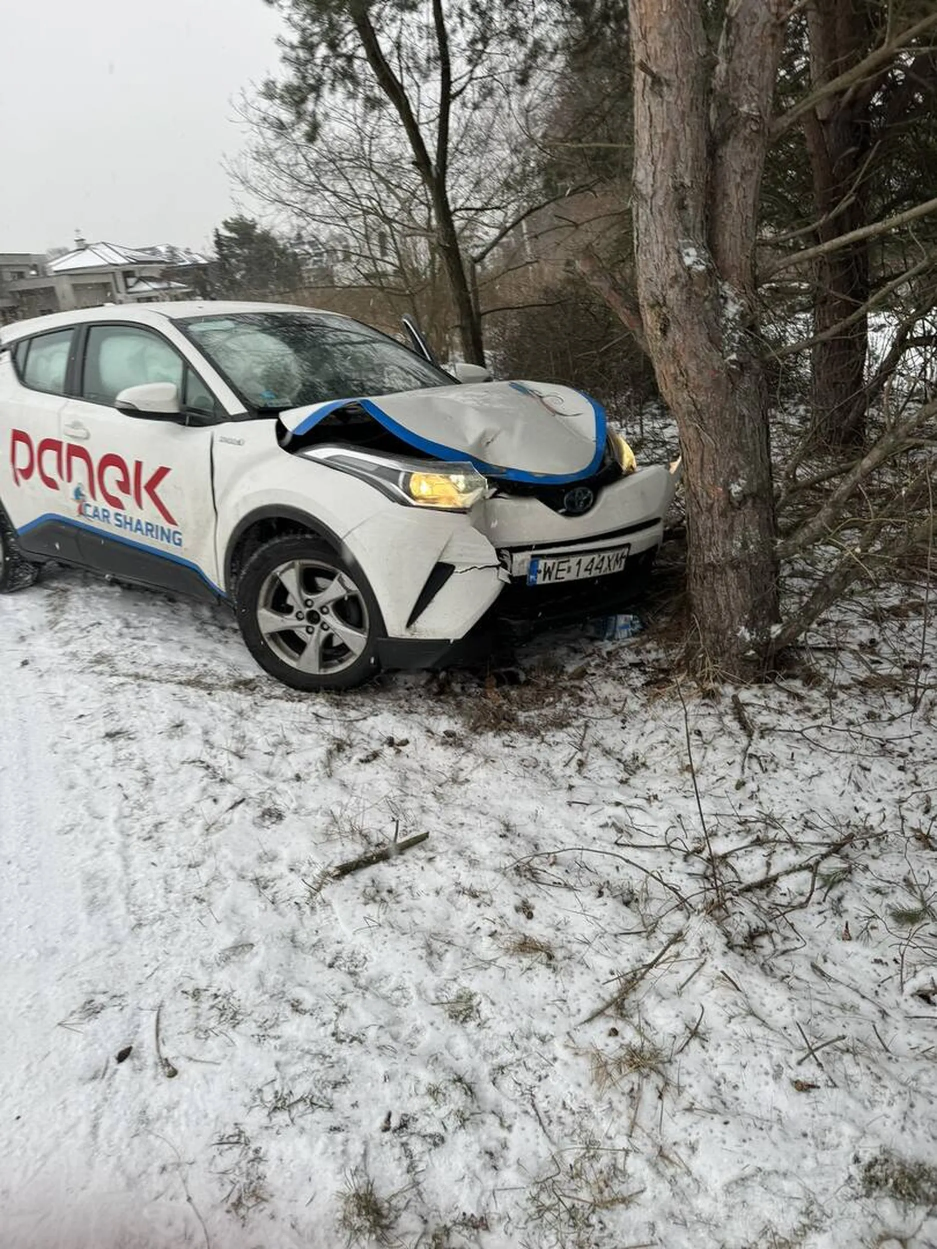 Spoko furka ale nie hamuje dopiero na drzewie