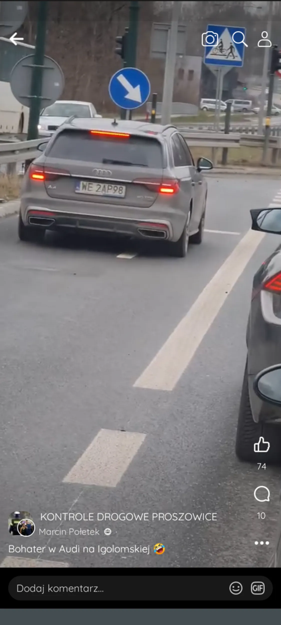 Burak warszawski nie umie jeździć