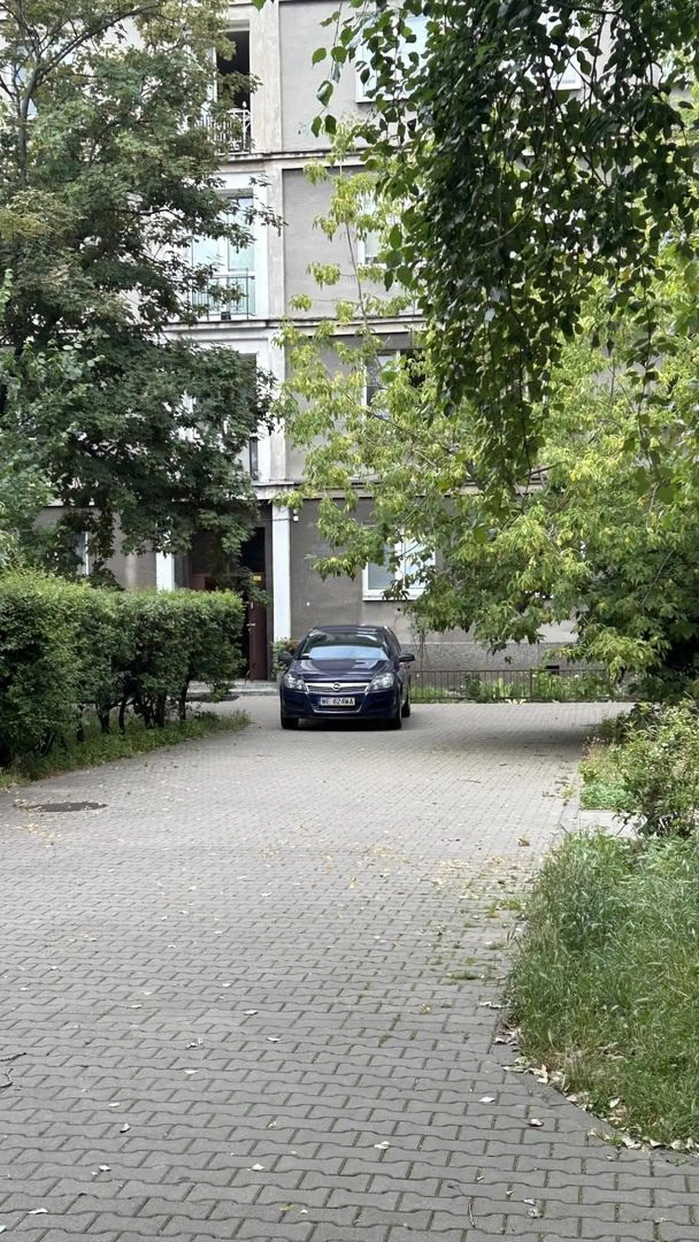 Złotówa staje pod wejściem do bloku, po zwróceniu uwagi zaczyna sie pruć. Naucz się parkować cymbale