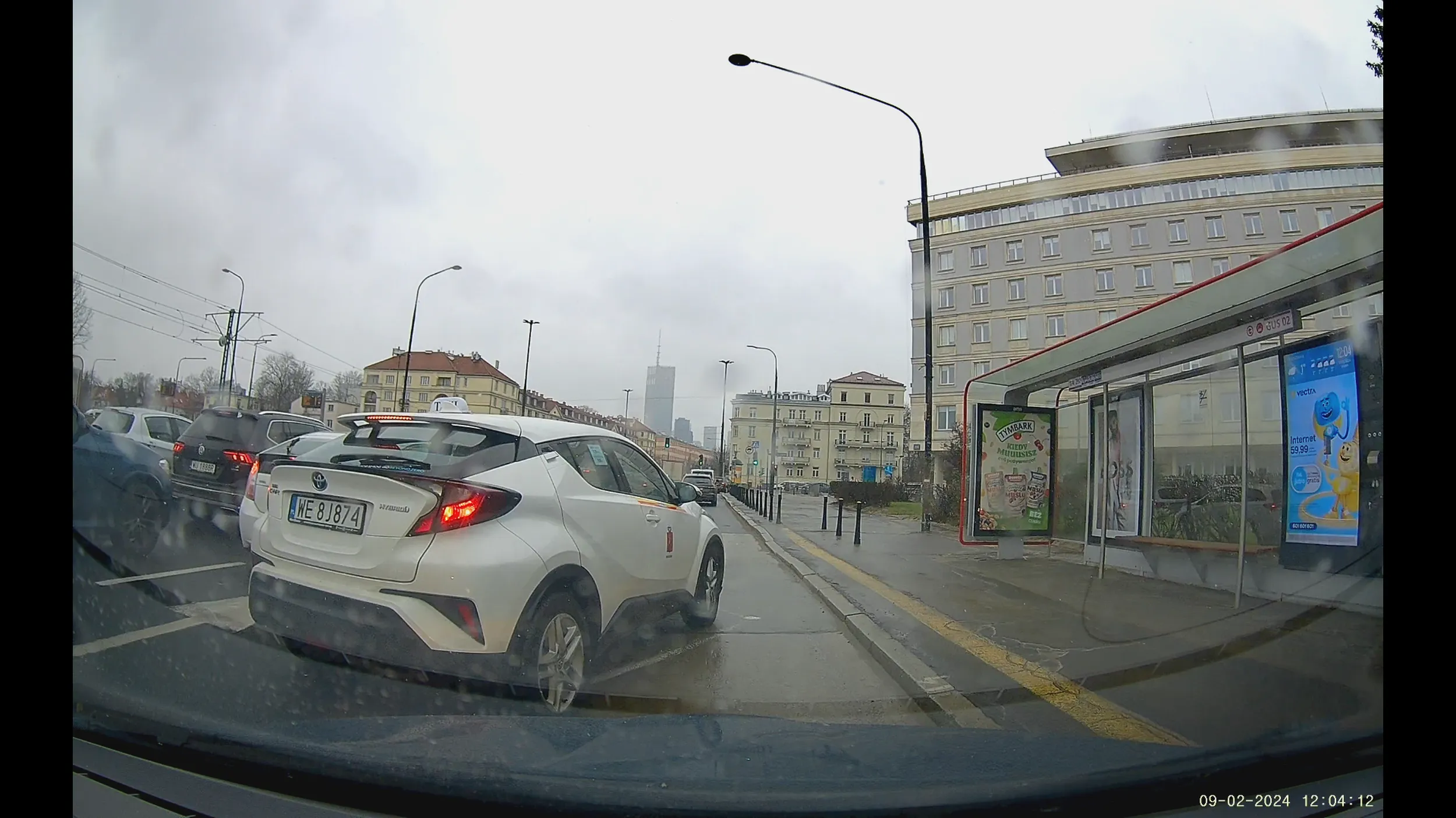 zlotowa w akcjii    tamowanie ruchu brake check po co myslenie łon ma taxi