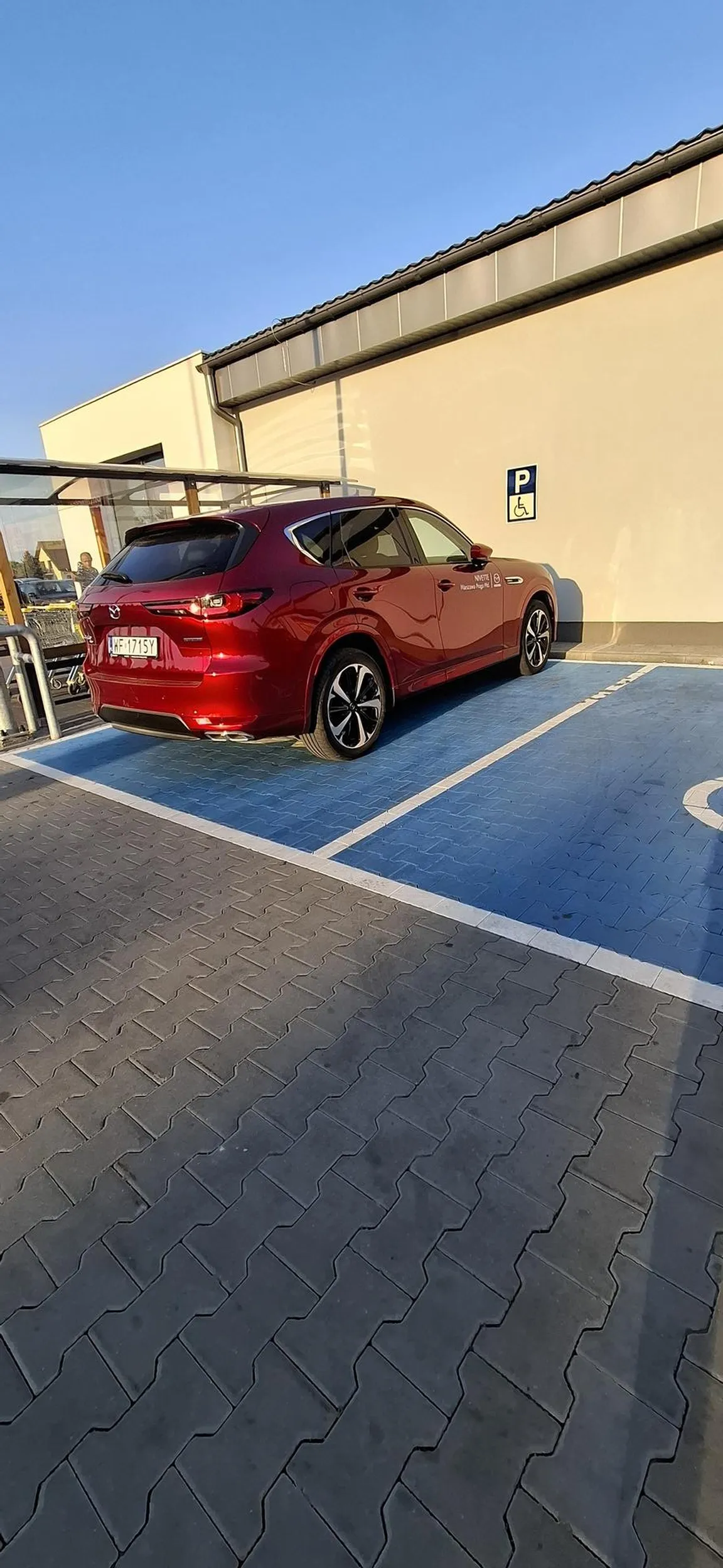 Pan i Pani tacy sprawni a jednak musieli jak najbliżej. Życzę Wam obojgu żebyście kiedyś mieli przywilej do parkowania w tych miejscach